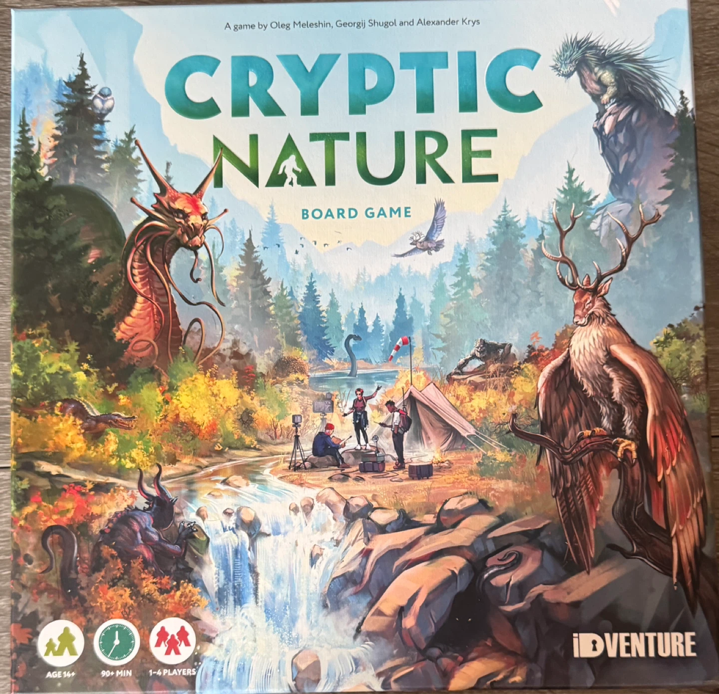 Kickstarter editions of Cryptic Nature Board Game + Expansions