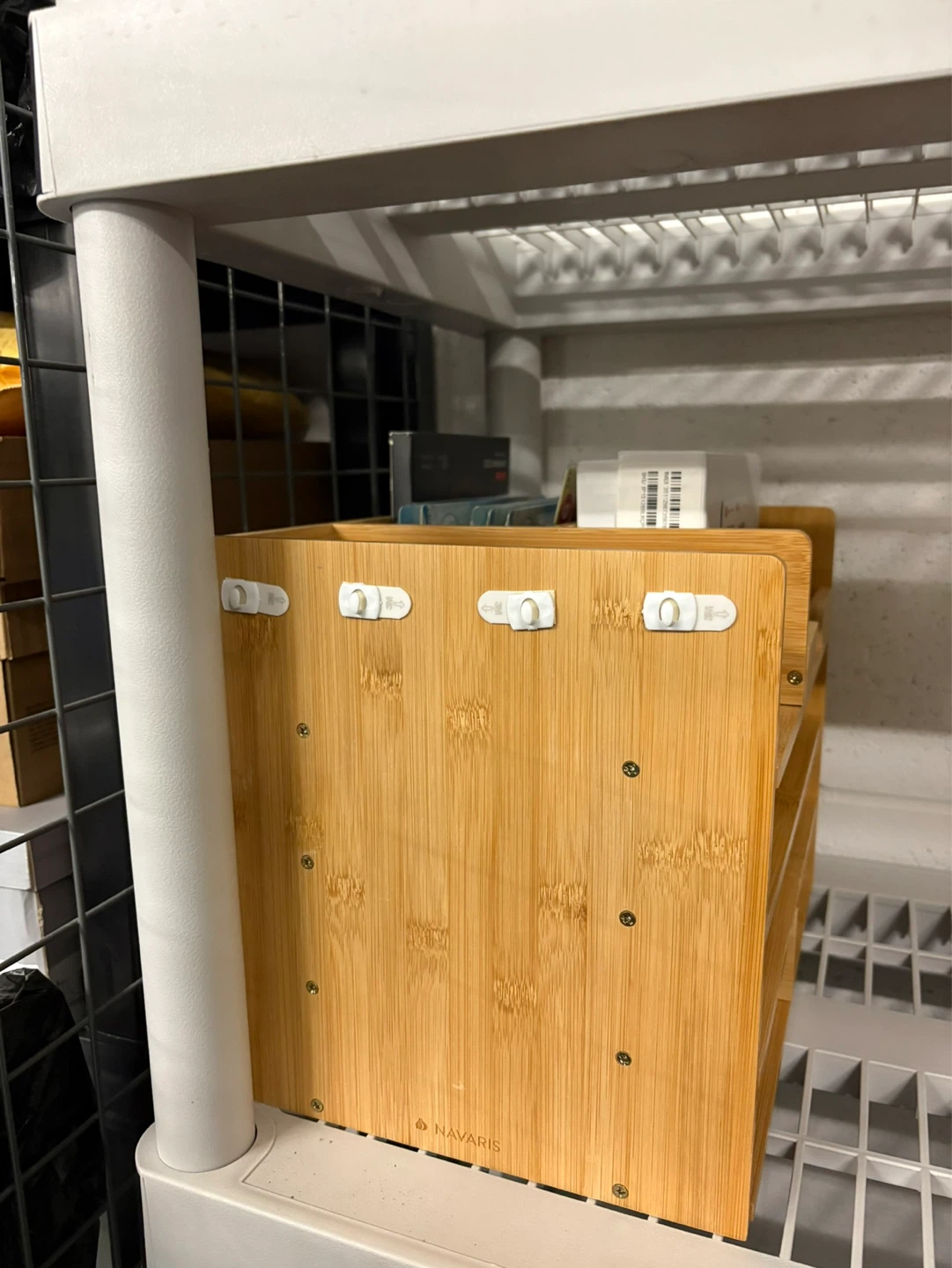 Bamboo Desk Organizer with Drawer - photo 5
