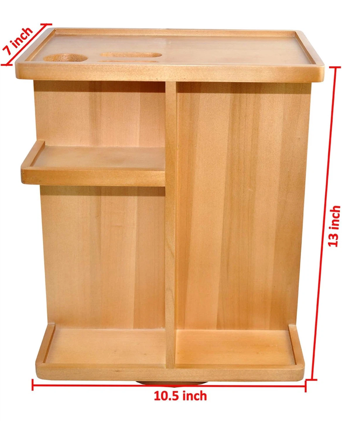 Wooden Rotating Organizer