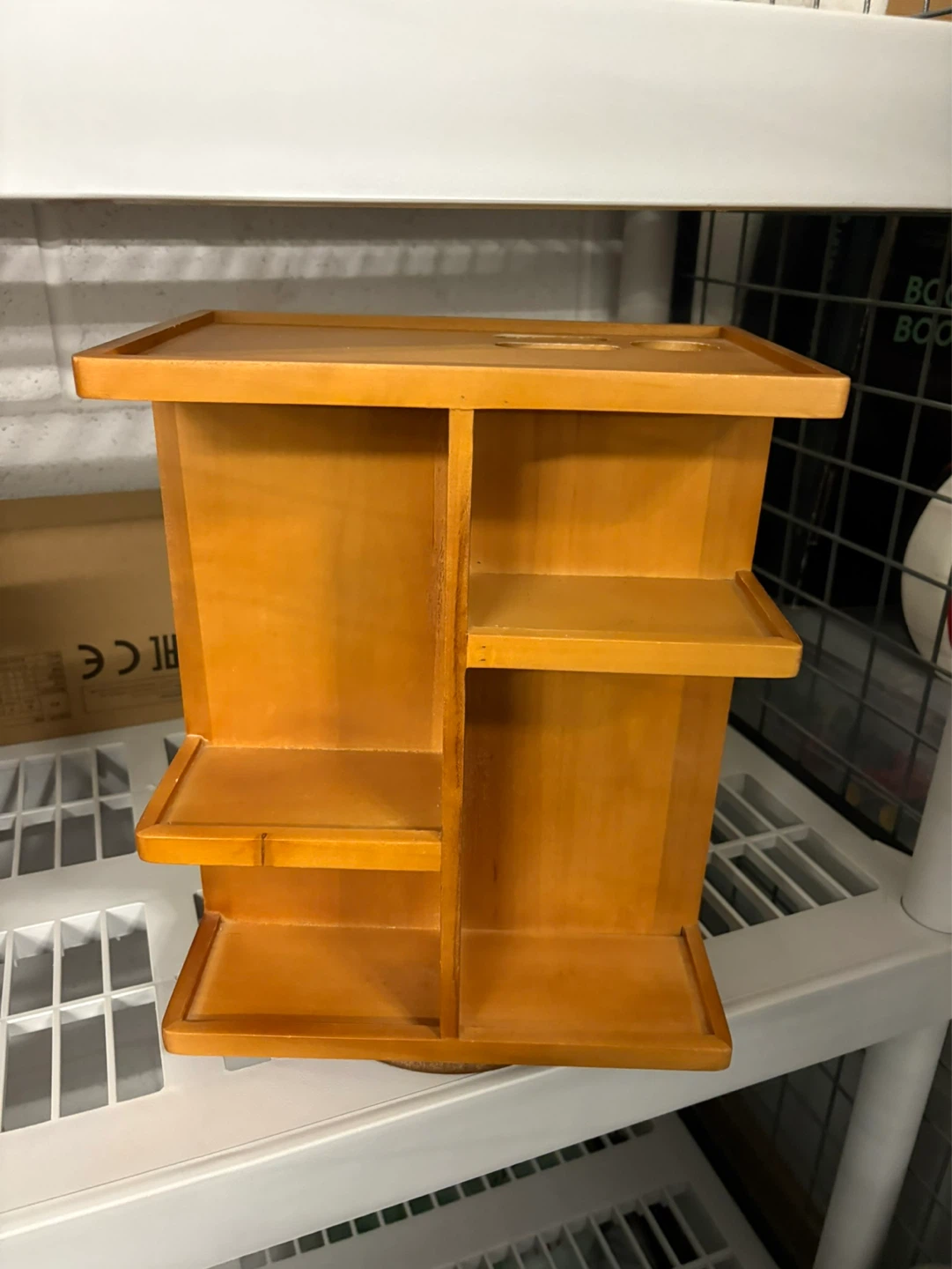 Wooden Rotating Organizer - photo 2