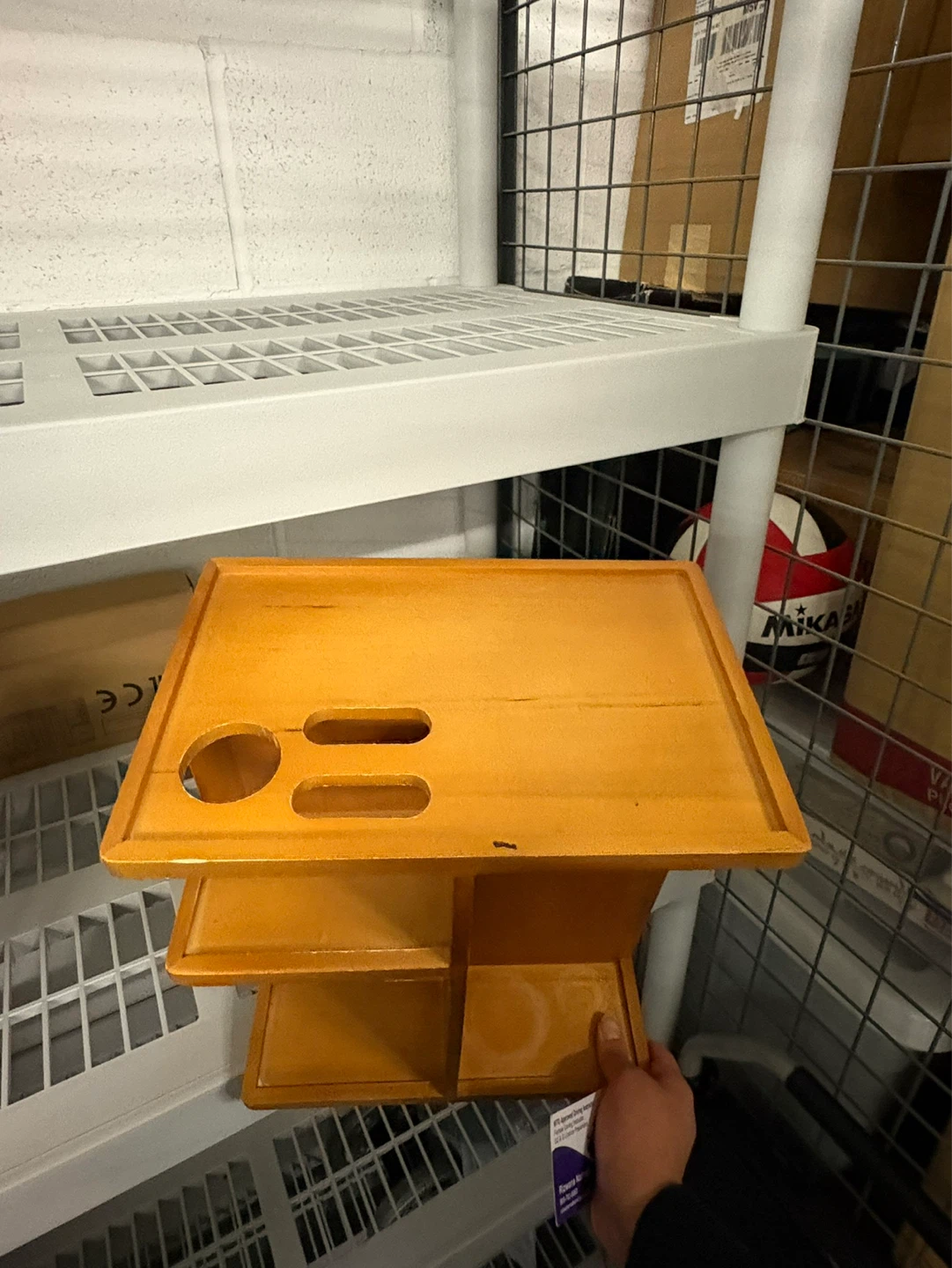 Wooden Rotating Organizer - photo 5
