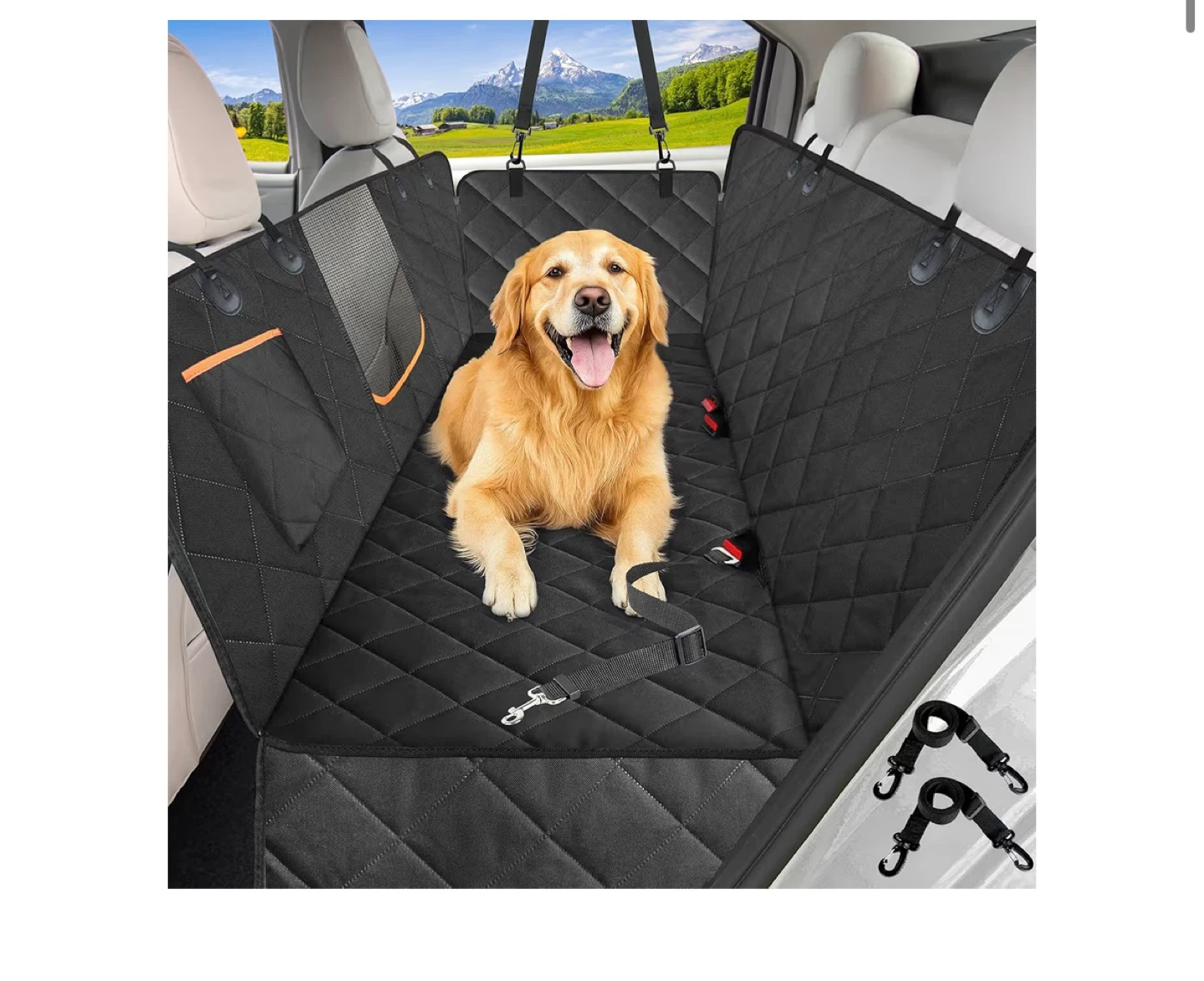 Dog Car Seat Cover for Backseat