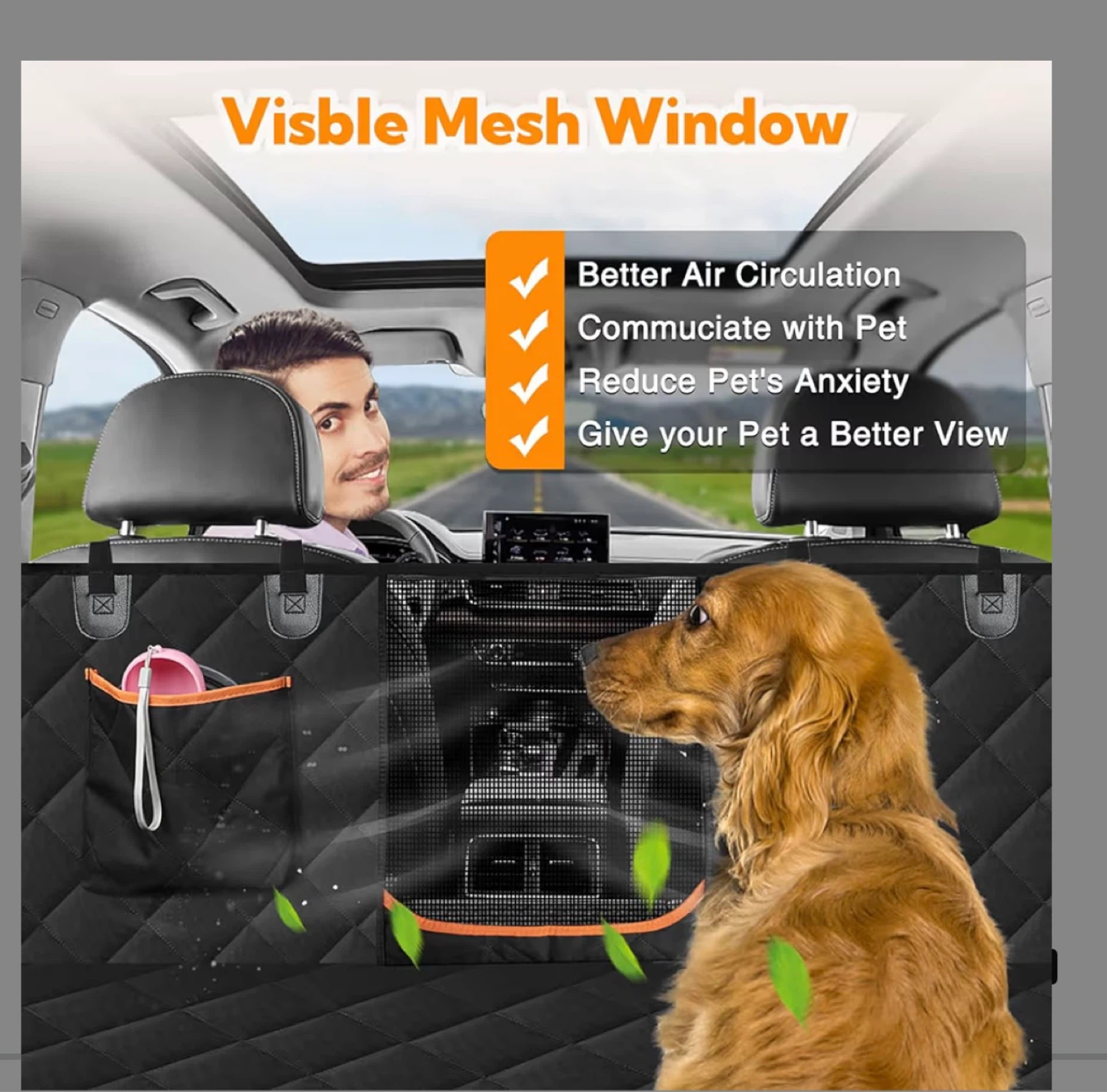 Dog Car Seat Cover for Backseat - photo 5