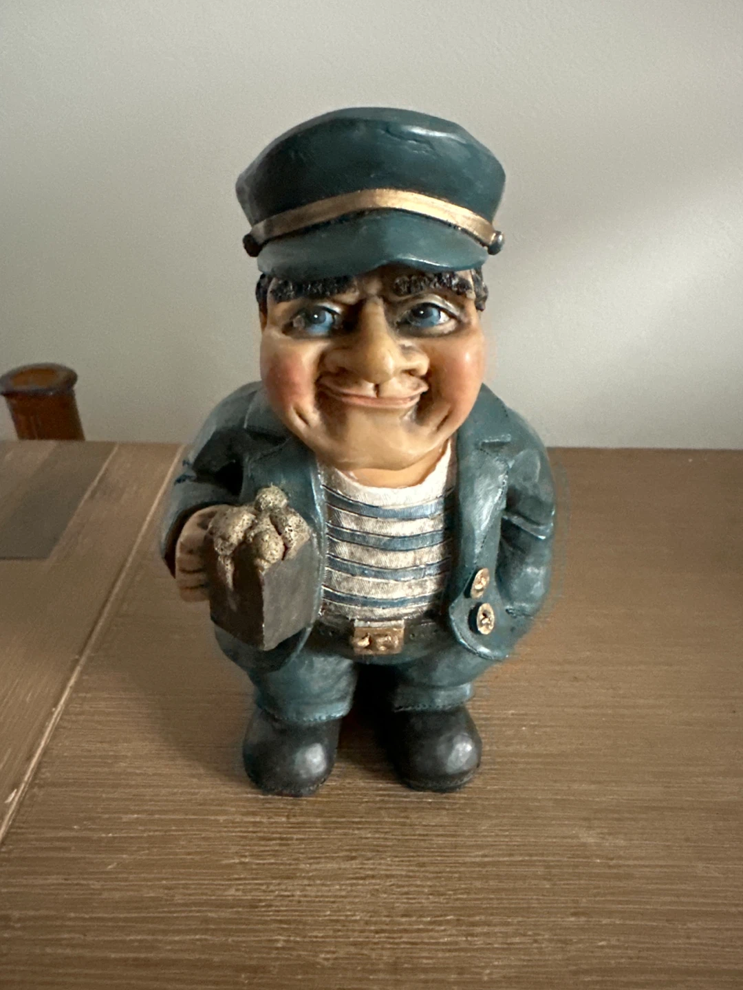 Nautical Man Figurine with Mug