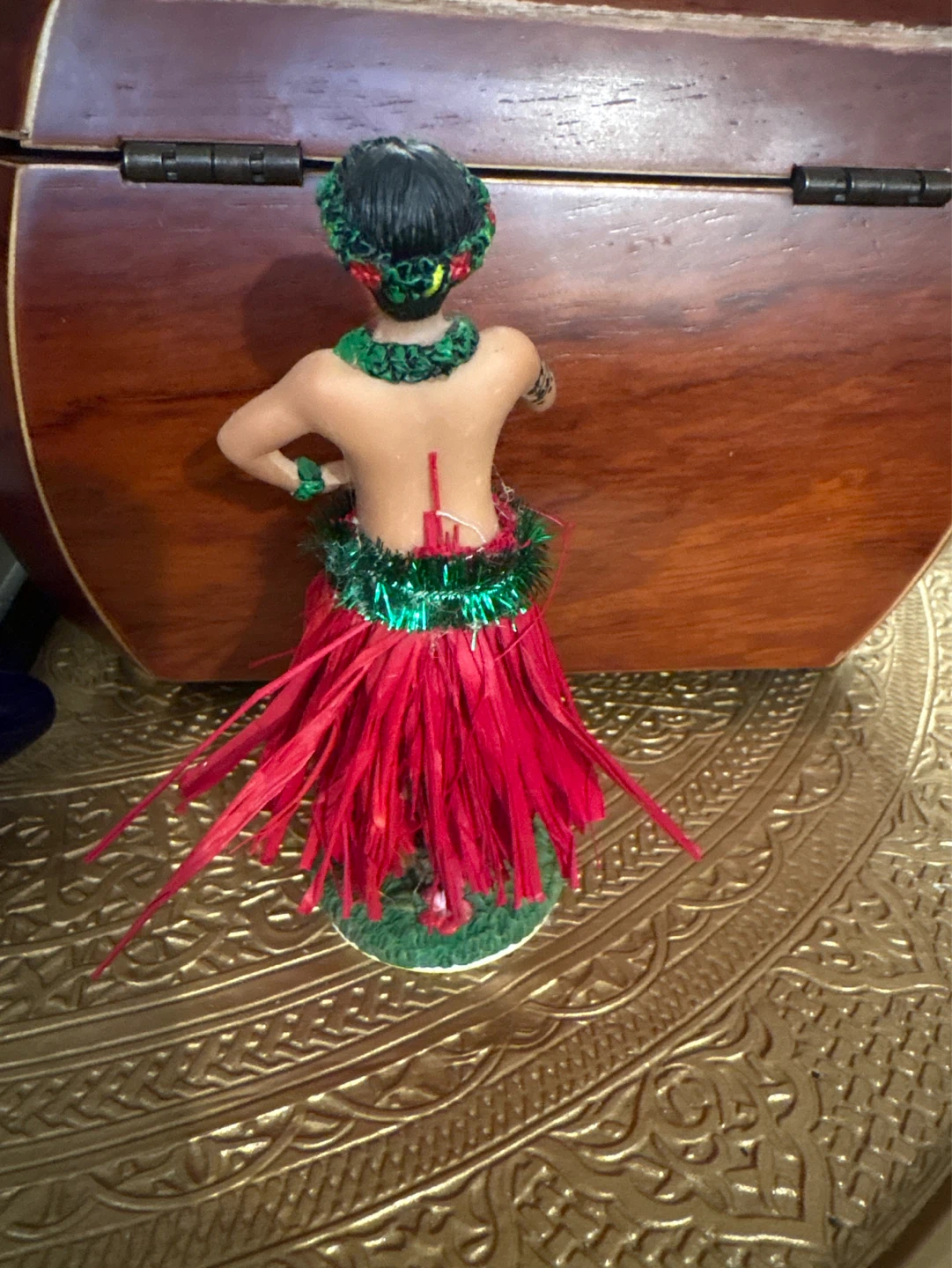 Hawaiian Hula Dancer Figurine car dash - photo 2