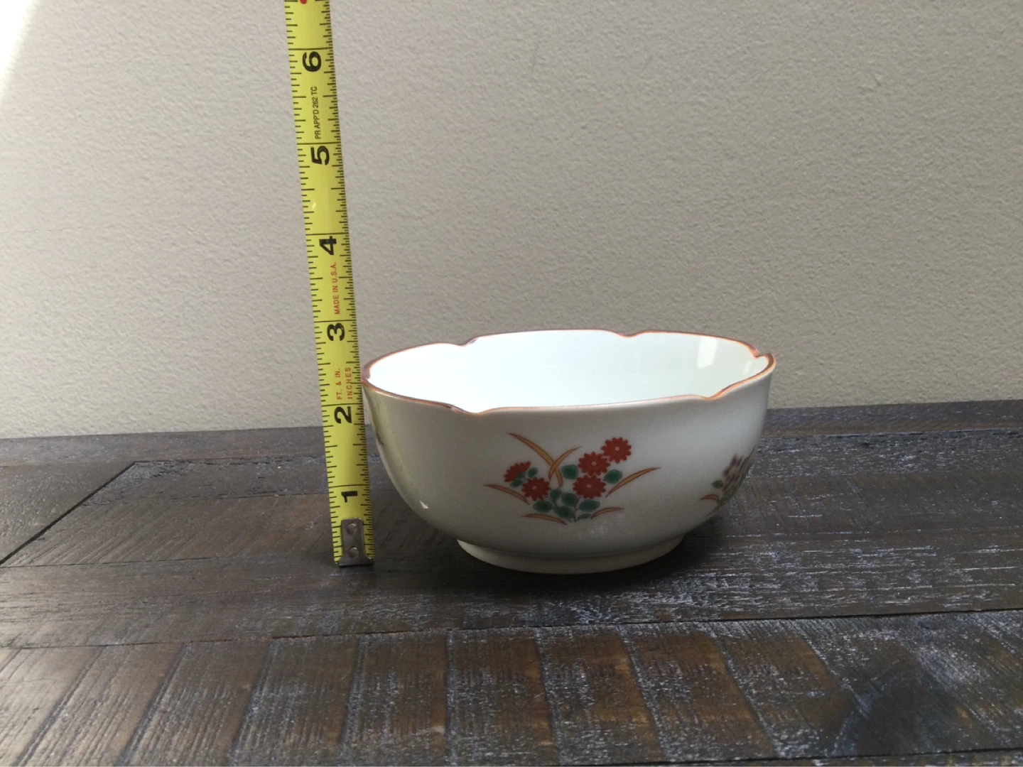 Vintage Japanese Porcelain Bowl Set of 5 with Box - photo 5
