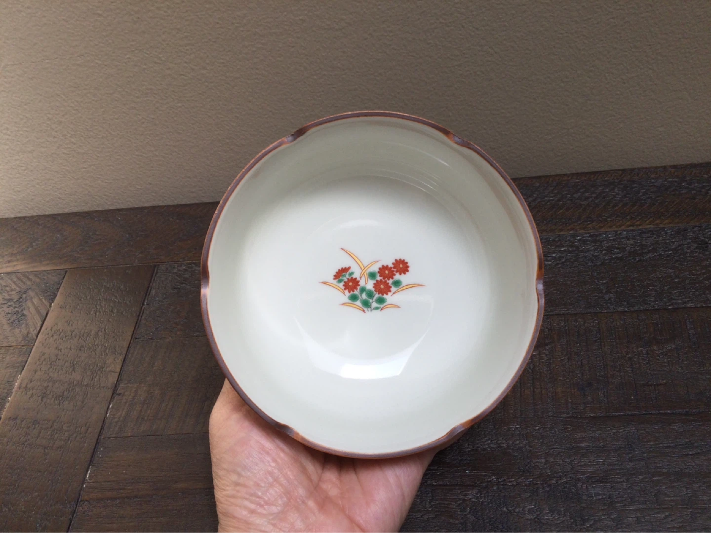 Vintage Japanese Porcelain Bowl Set of 5 with Box - photo 3