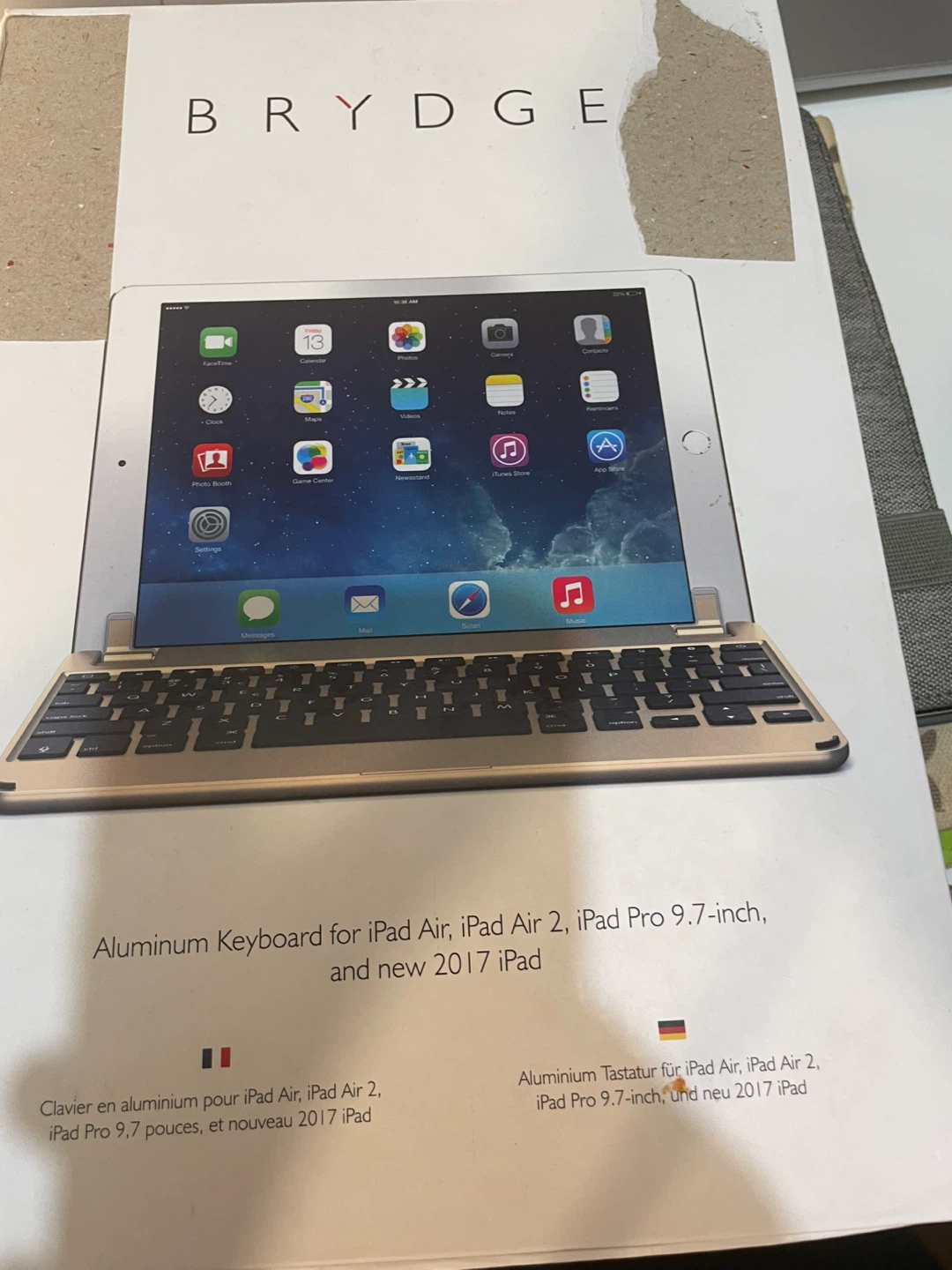 Brydge Aluminum Keyboard for iPad 9.7-inch