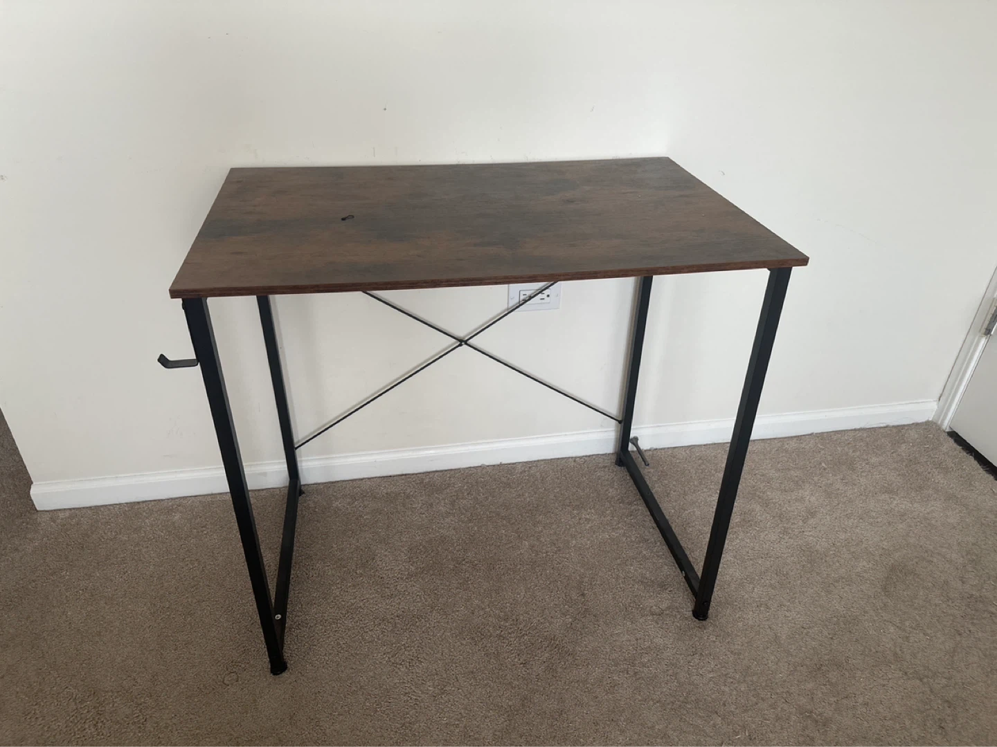 Compact Writing Desk with Hook