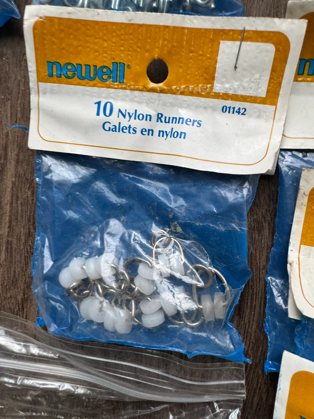 Newell Curtain Hardware Lot - Hooks, Rods & Runners