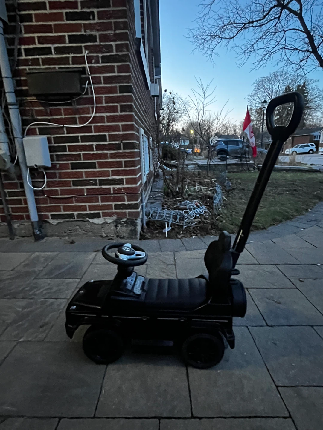 Black Mercedes Benz Ride-On Push Car - photo 2