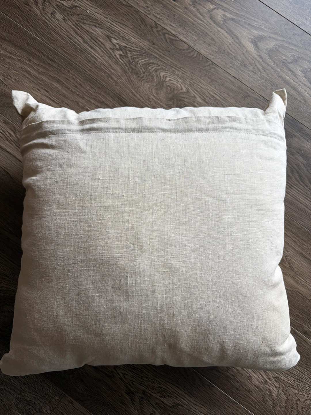 Vivant Beige Linen Throw Pillows - Set of 3 - photo 5