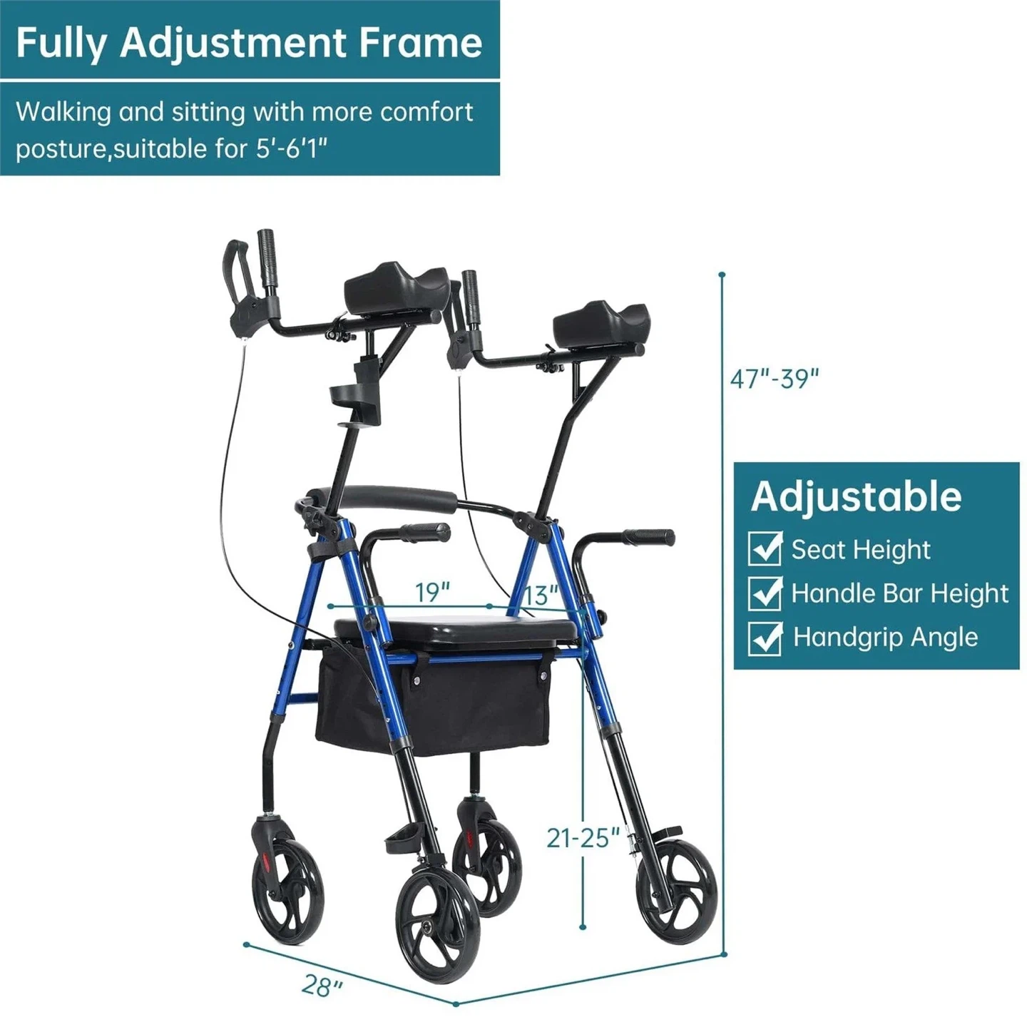 Delivery!- Upright Mobility Walker- Brand New In Box - photo 2