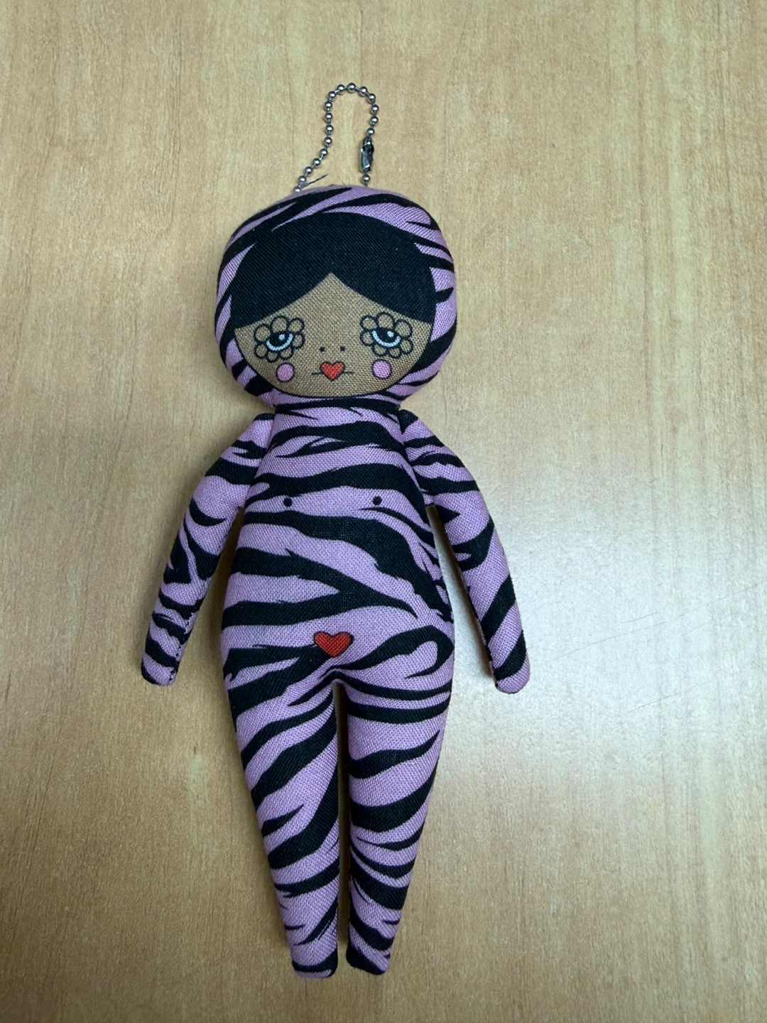 Bri Foster Dolls 6" Pink Zebra Snowsuit Bag Charm Doll - photo 2