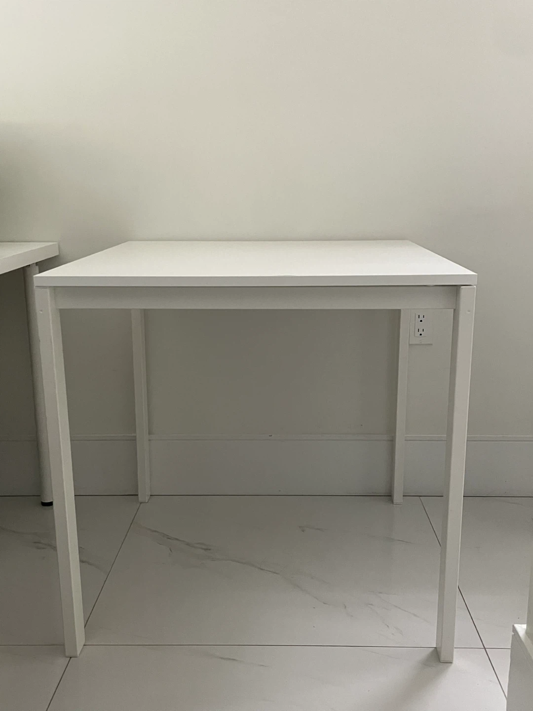 Ikea White Table - photo 2