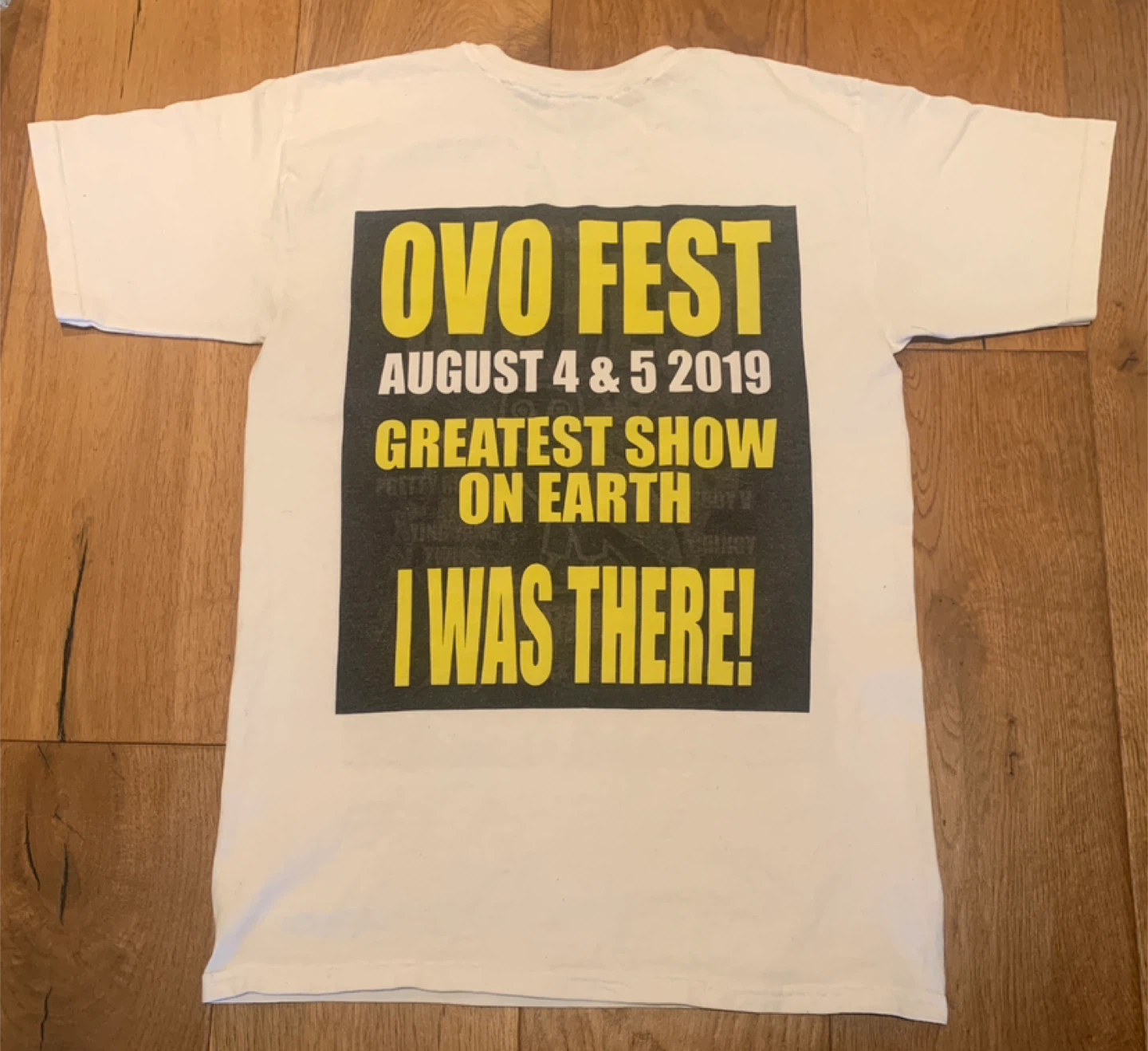 OVO 9th annual 2019 white T shirt - photo 2