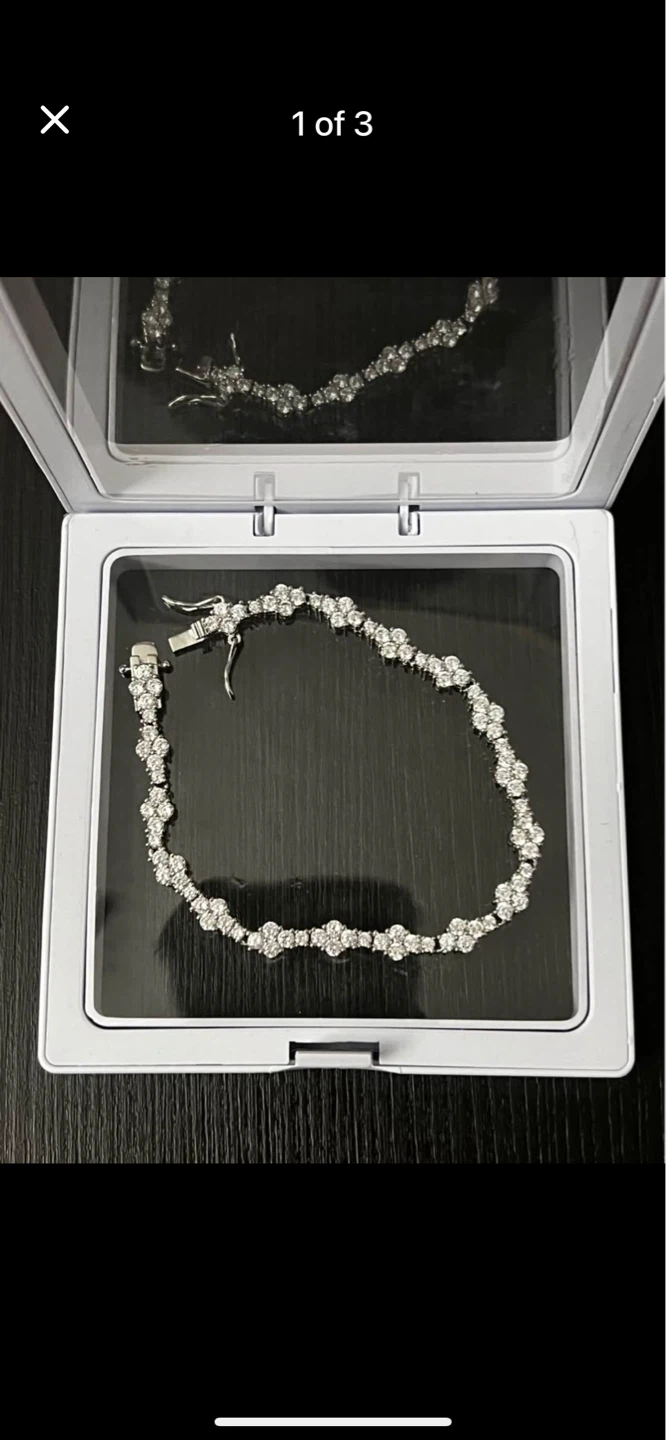 Rhinestone Tennis Bracelet - photo 3