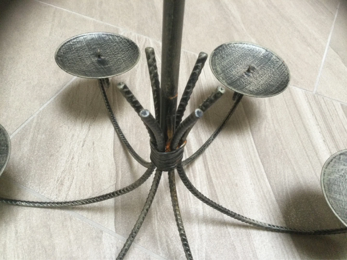 Iron hanging Candle Holders - photo 3