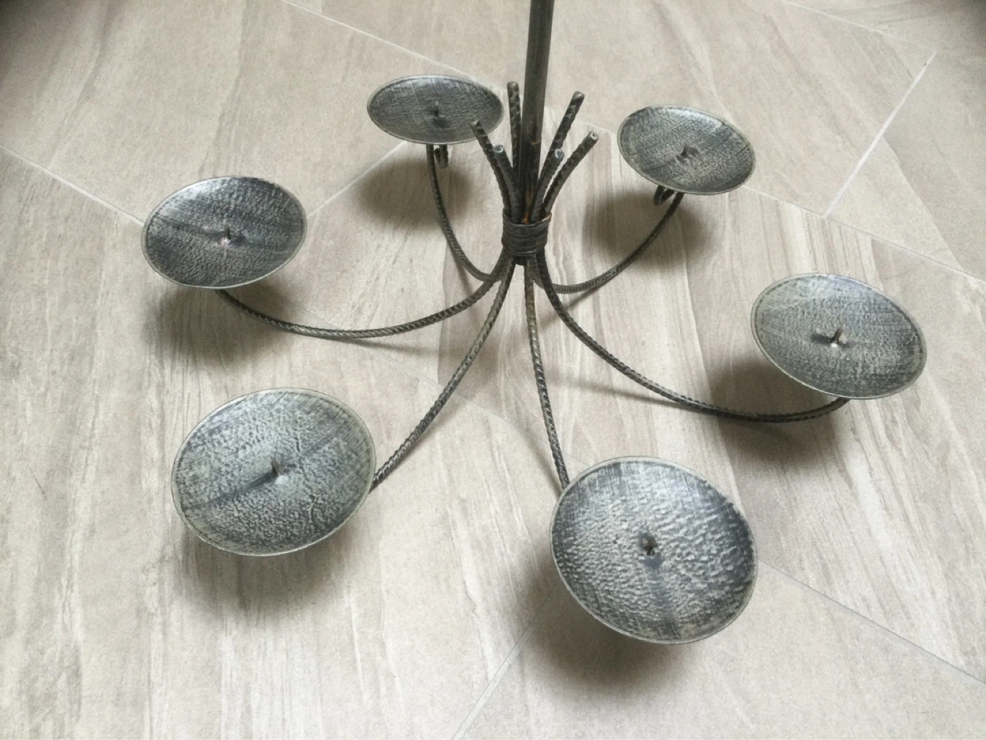 Iron hanging Candle Holders - photo 2