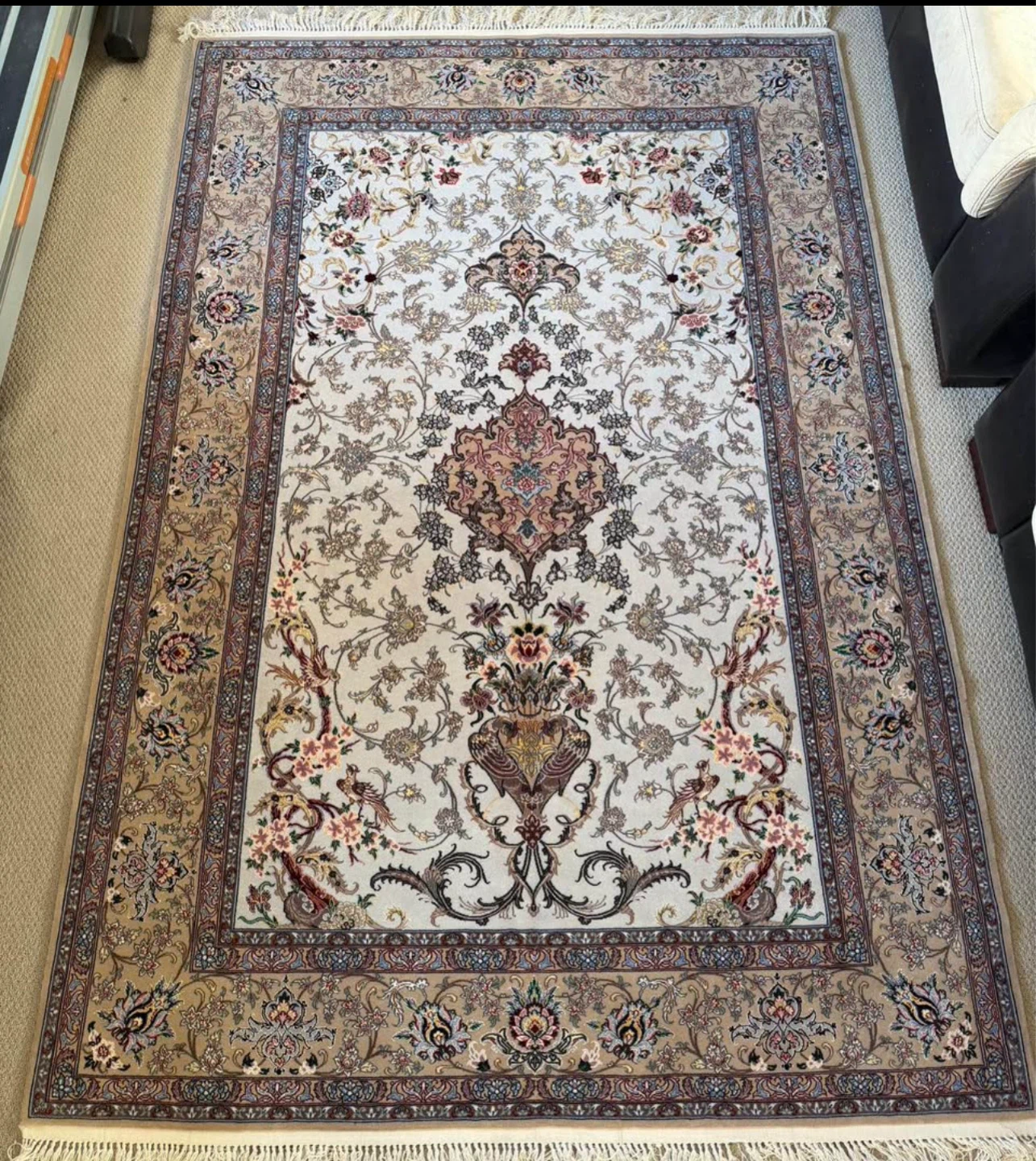 Persian Style Area Rug master piece wool and silk - photo 3