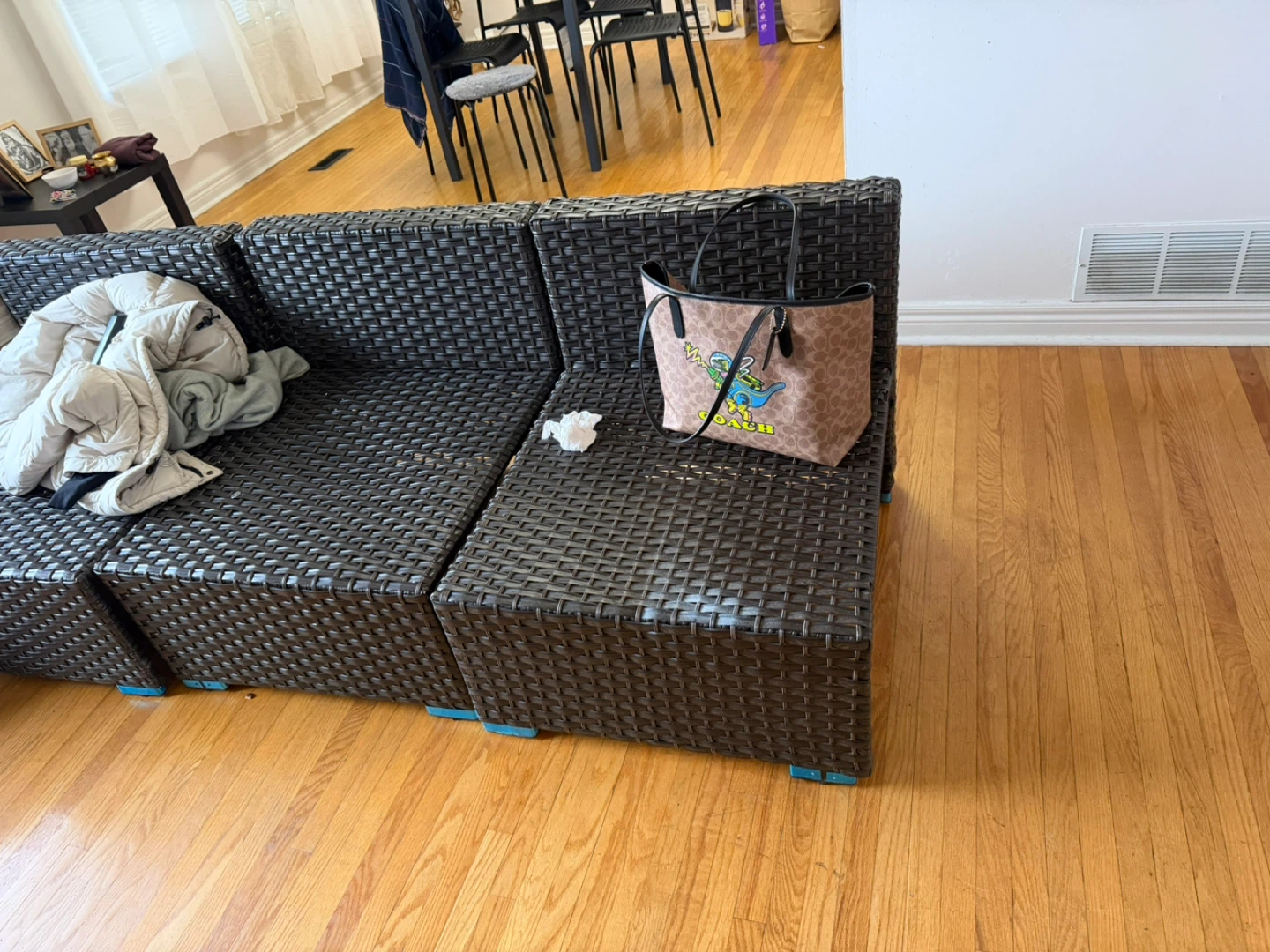 3 patio chairs