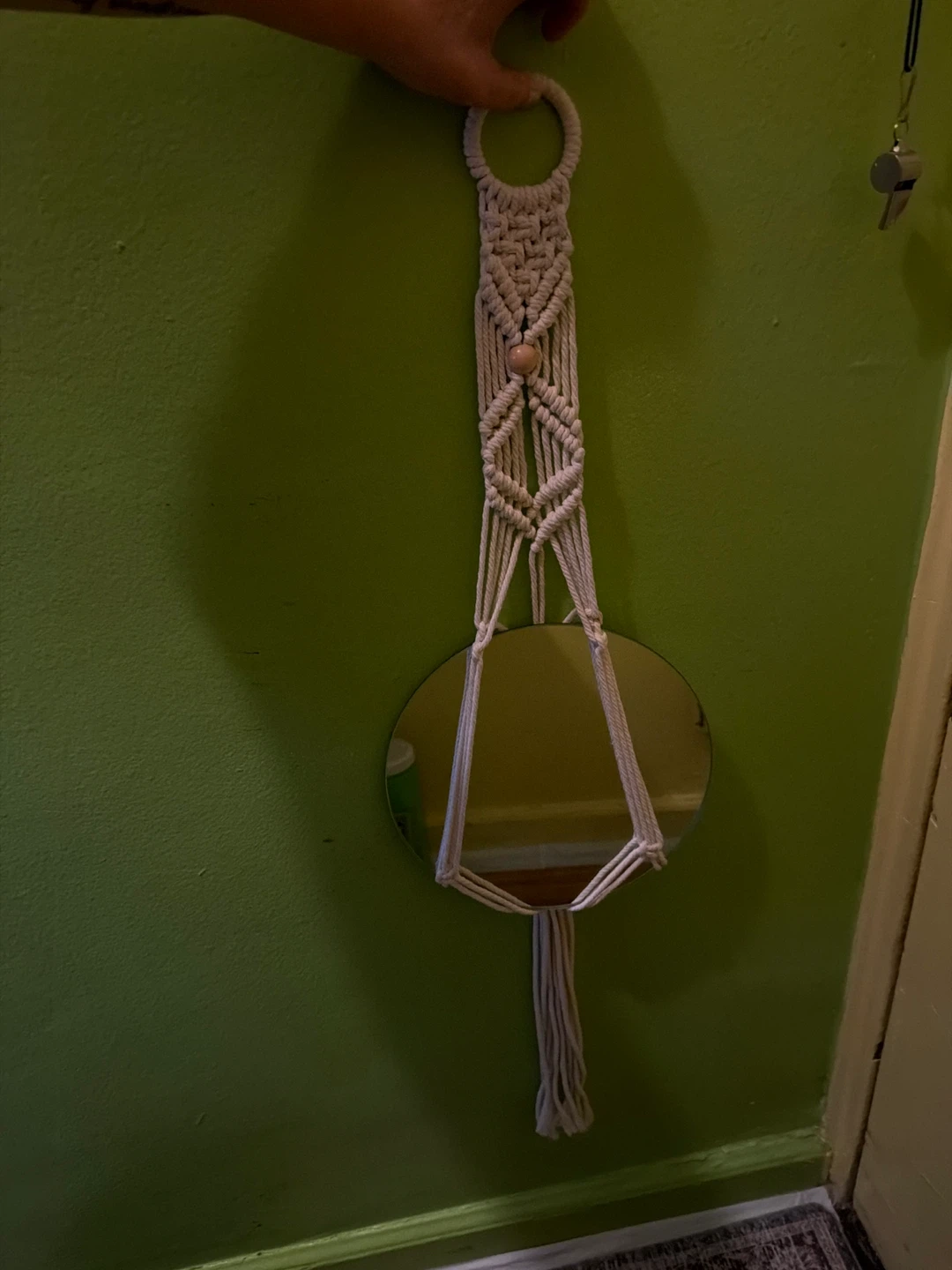 Macrame Mirror Wall Hanging - photo 2