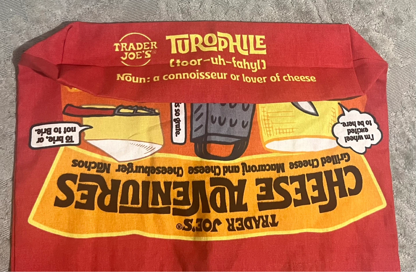 Trader Joe's Cheese Adventures Tote Bag - photo 3
