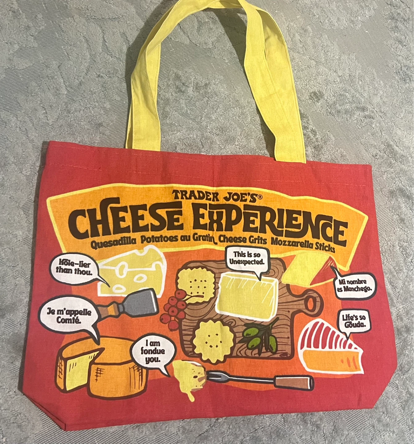 Trader Joe's Cheese Adventures Tote Bag - photo 4