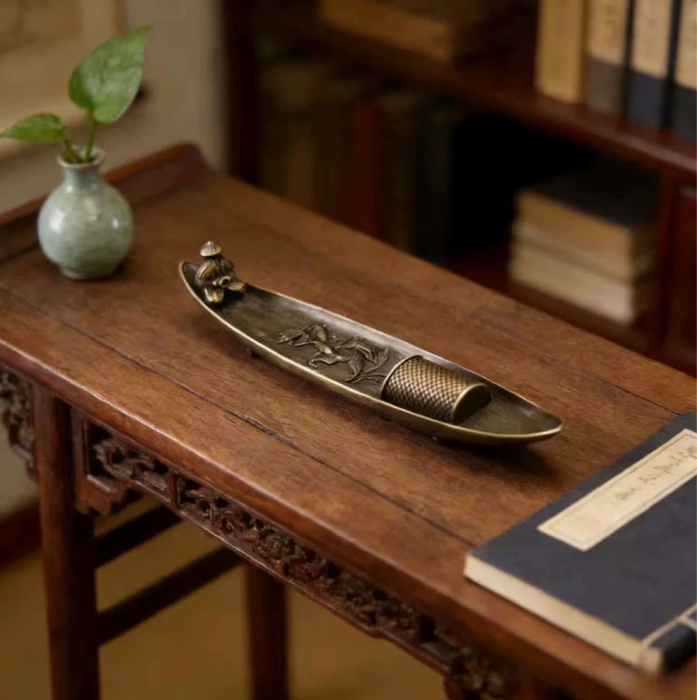 Vintage boat incense holder - photo 4