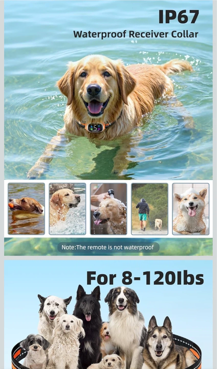 AIKEEP 2-in-1 Dog Bark & Shock Collar - photo 2