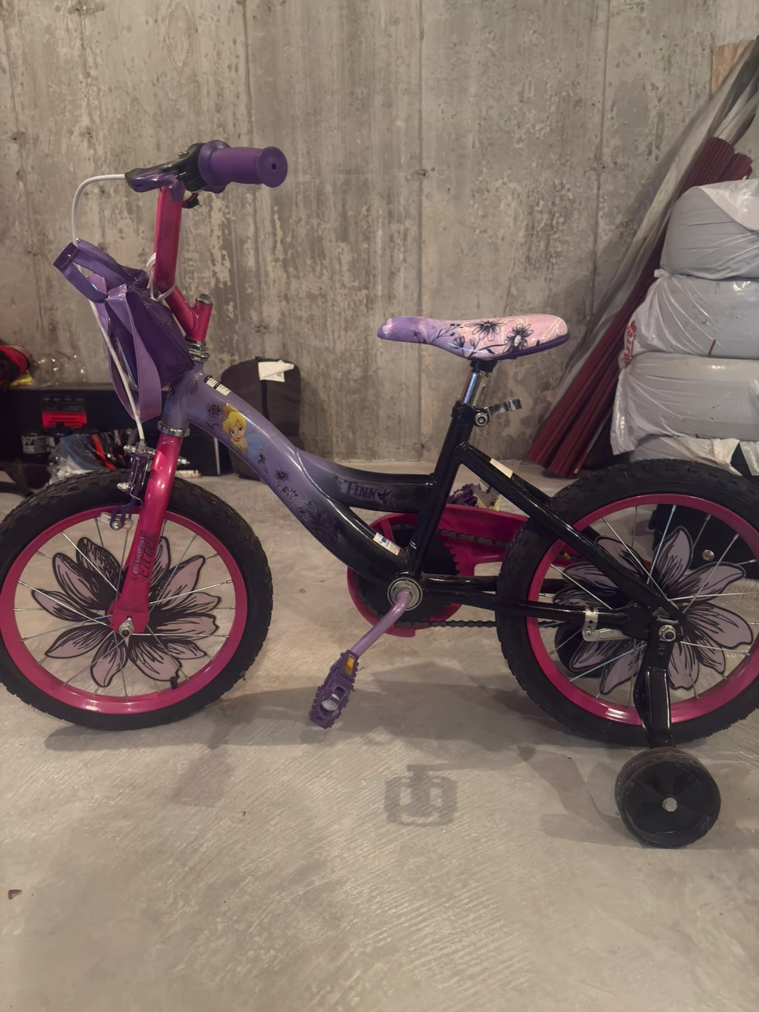 Kids Bike with Training Wheels - Purple/Pink - photo 3