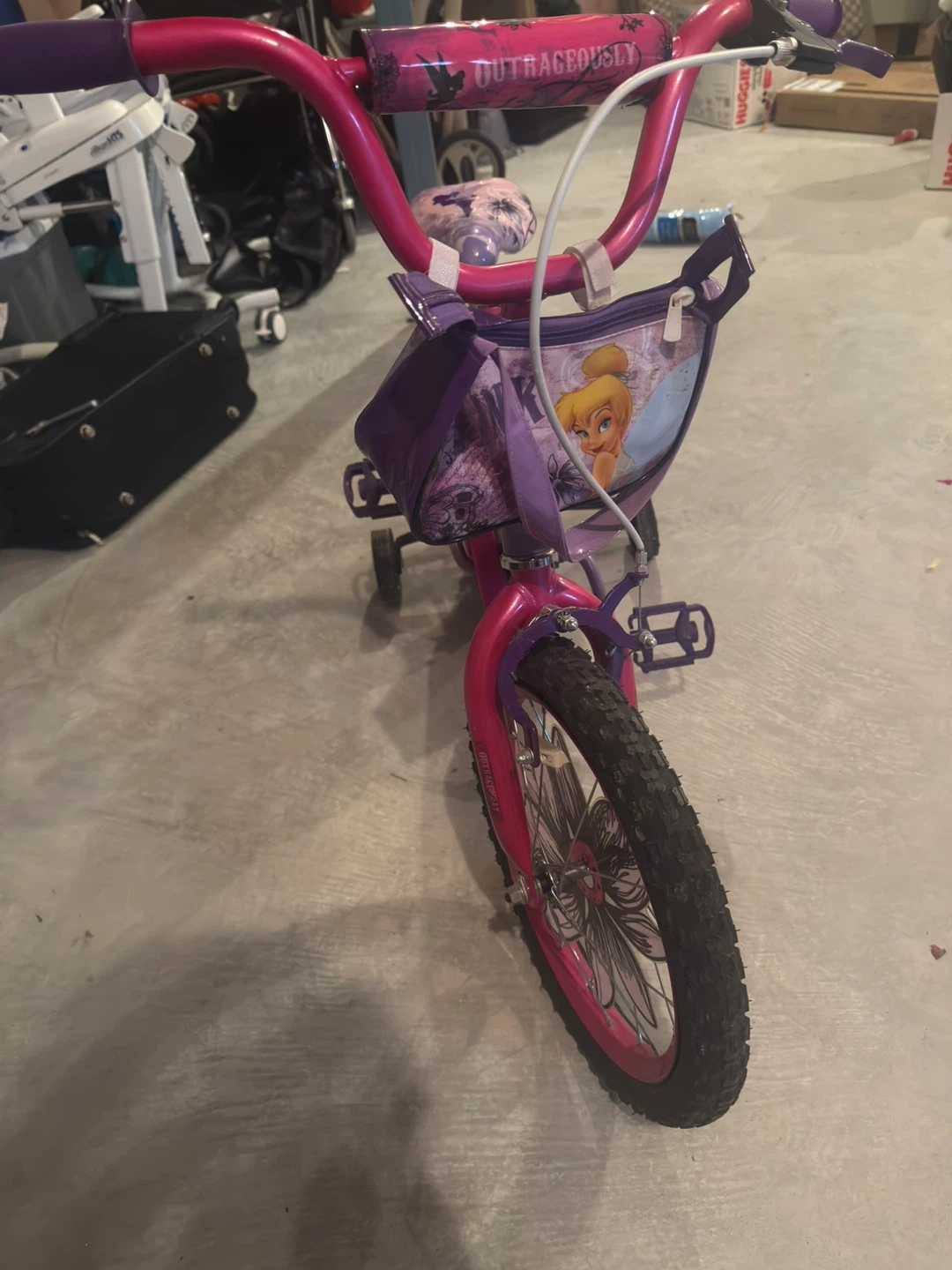 Kids Bike with Training Wheels - Purple/Pink - photo 2