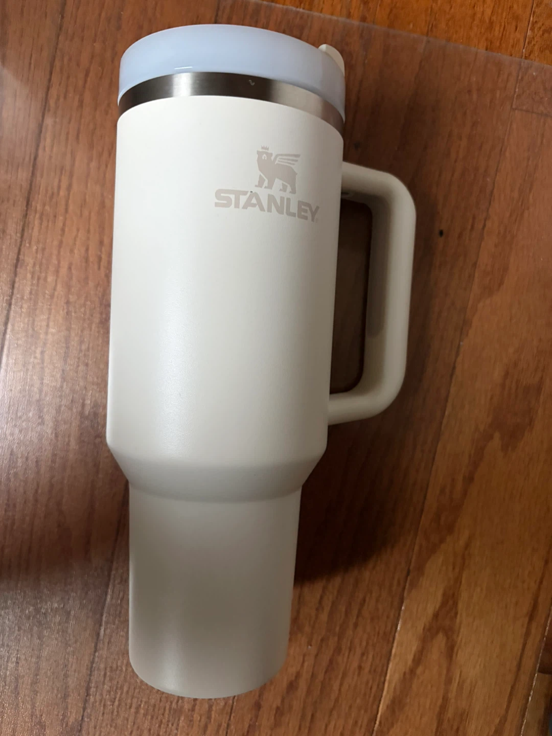 Stanley Tumbler White Insulated Cup with Handle