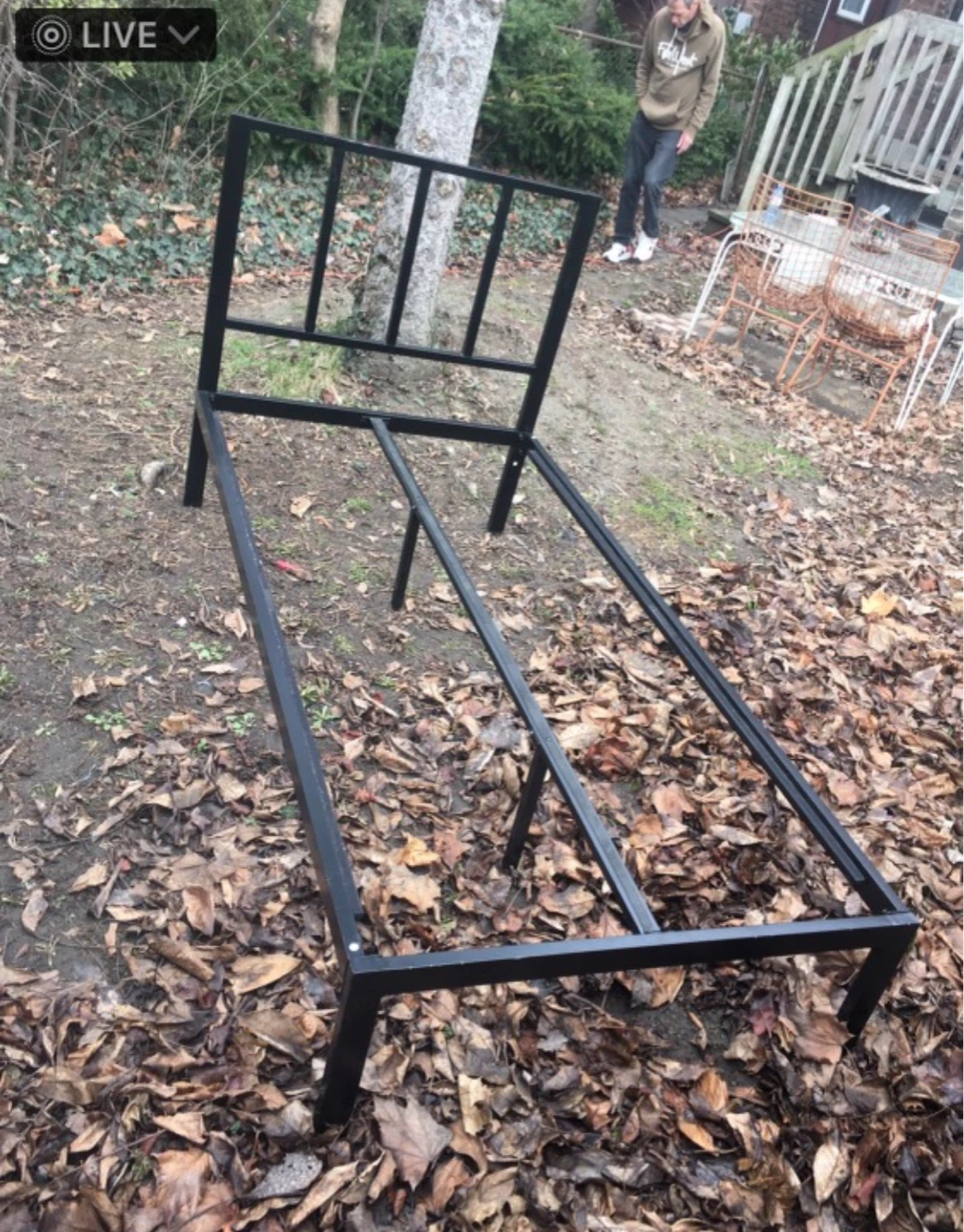 Black Metal Bed Frame