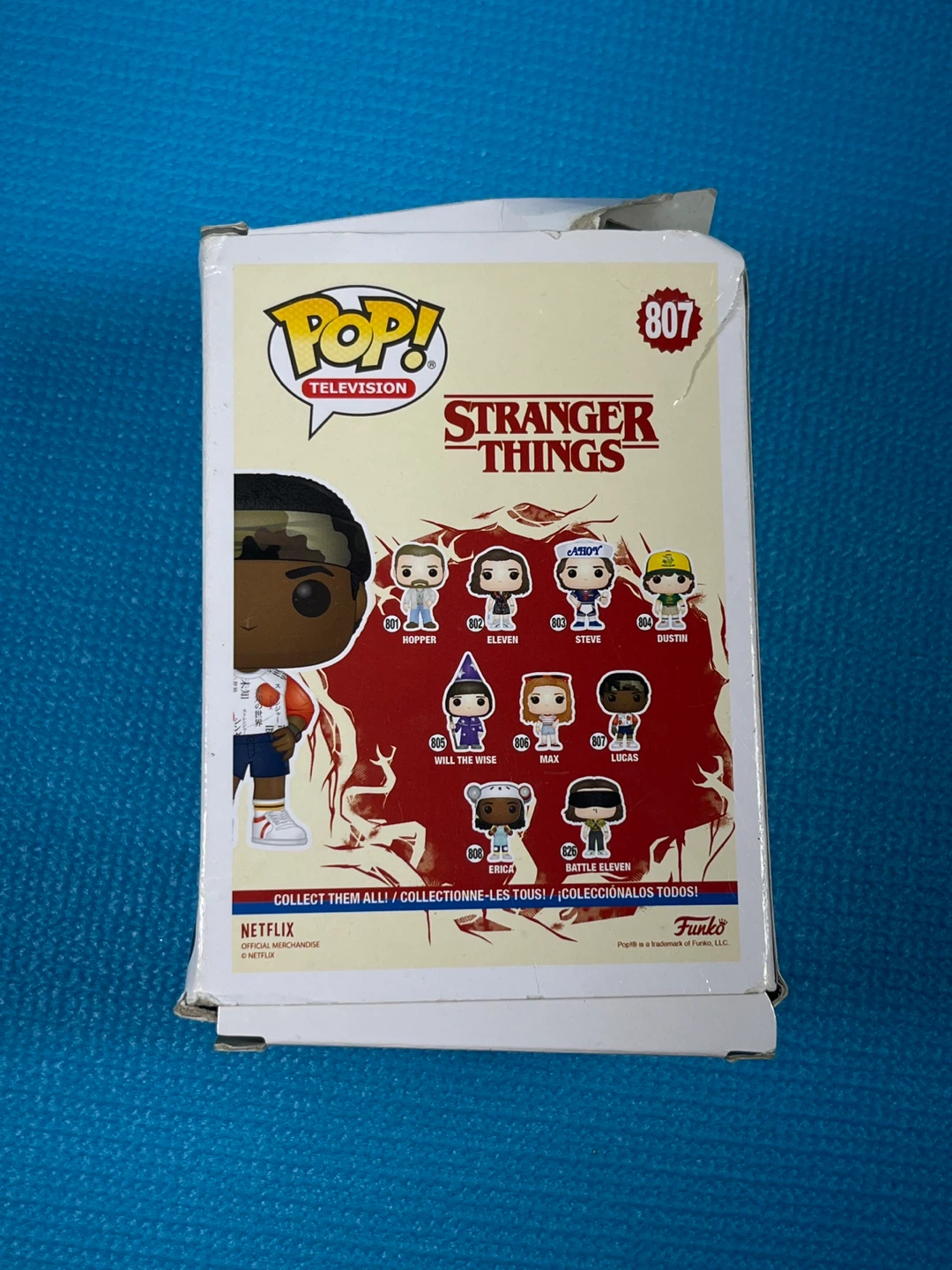 Stranger Things Lucas #807 Funko Pop -  (Damaged Box) - photo 3