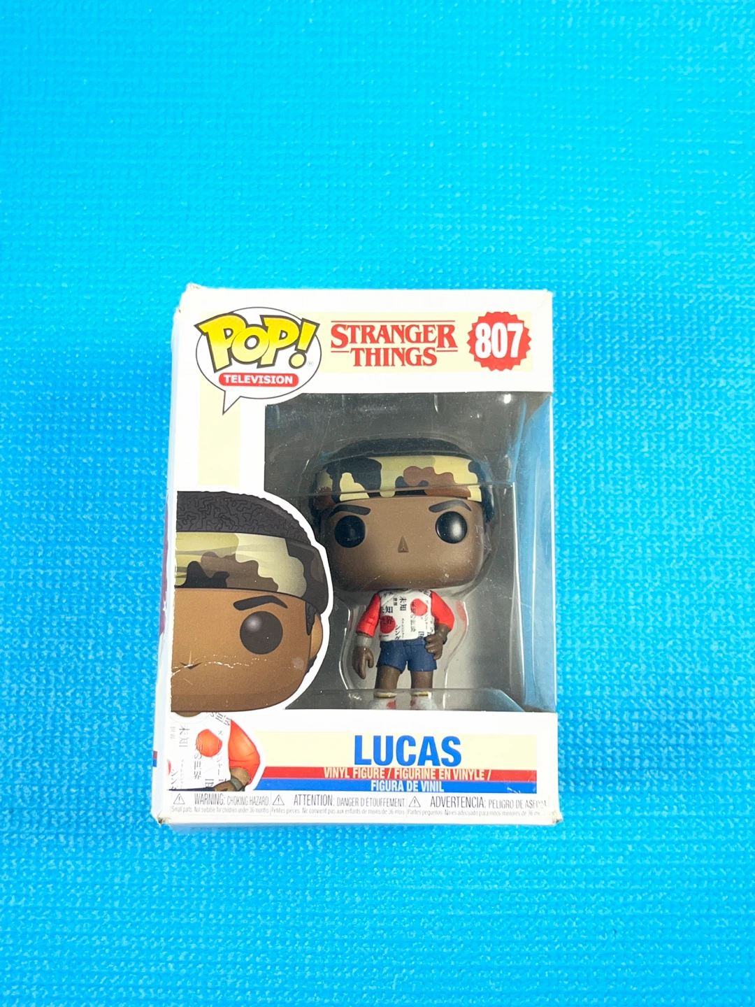 Stranger Things Lucas #807 Funko Pop -  (Damaged Box)