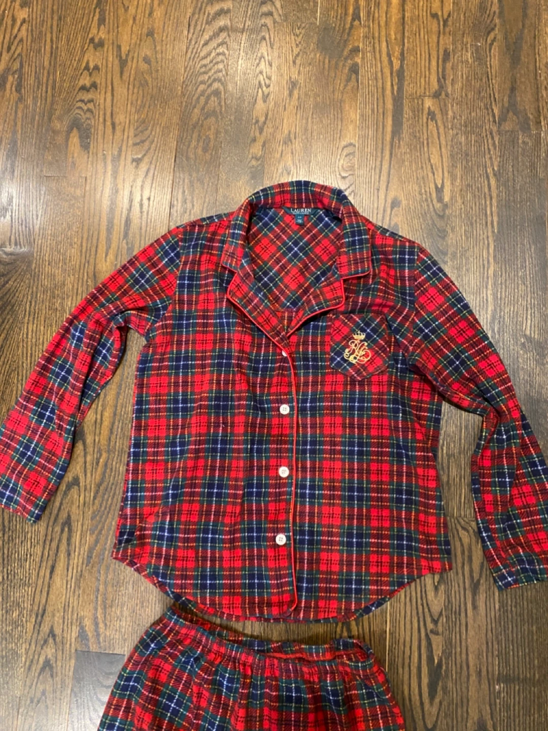 Ralph Lauren Plaid Pajamas Set