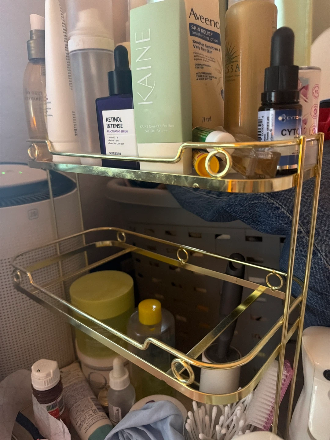 Vanity 3-tier storage