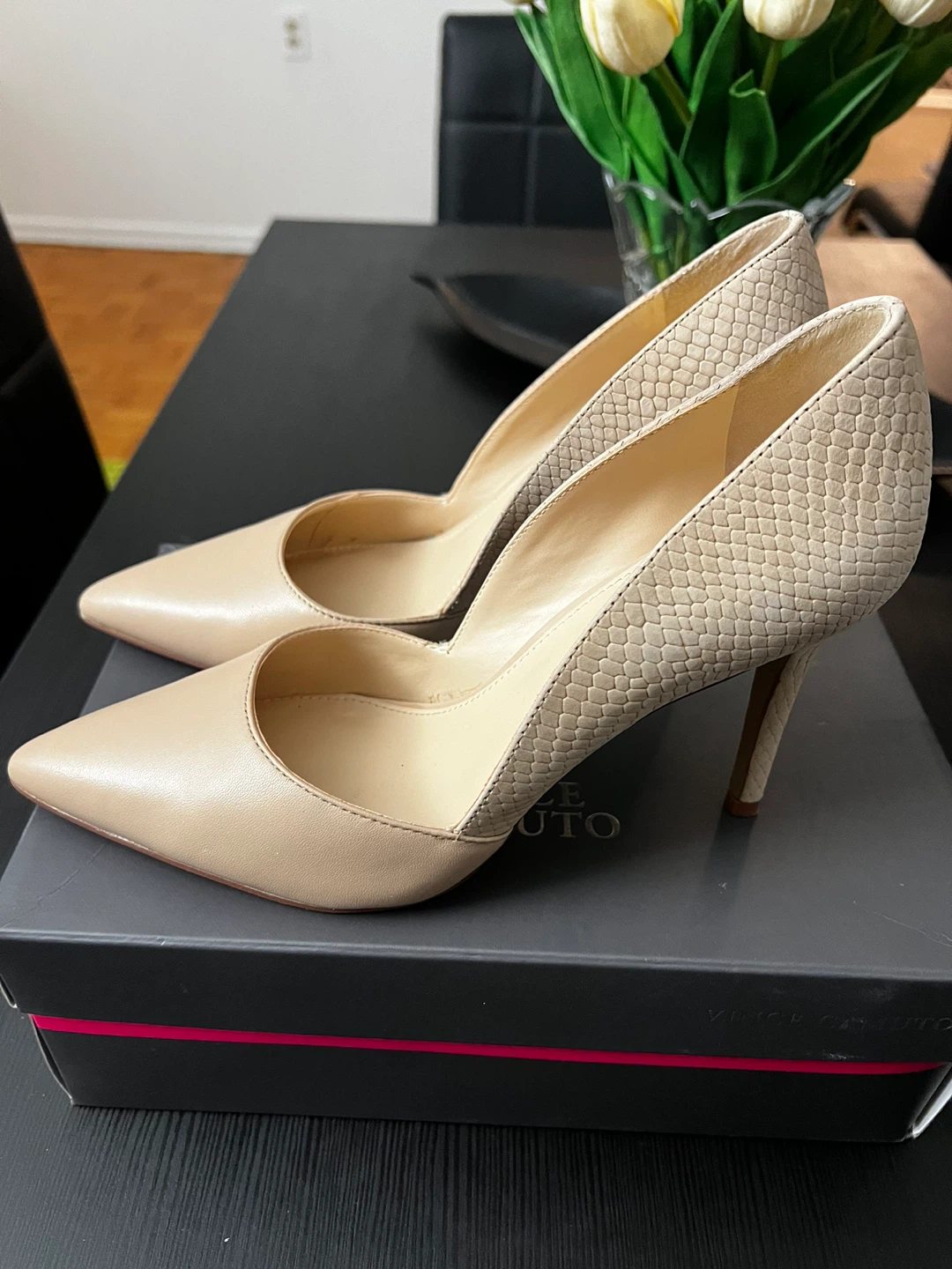 Vince Camuto Women's Beige D'Orsay Pumps - photo 2