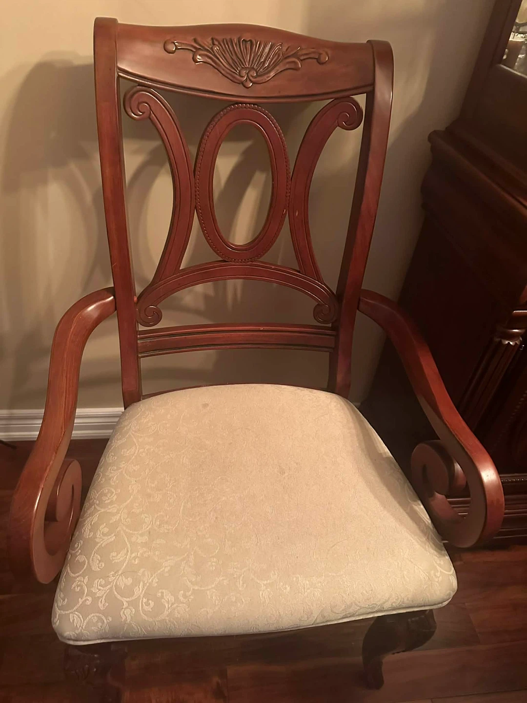Solid Wood Dining Set with China Cabinet - photo 3