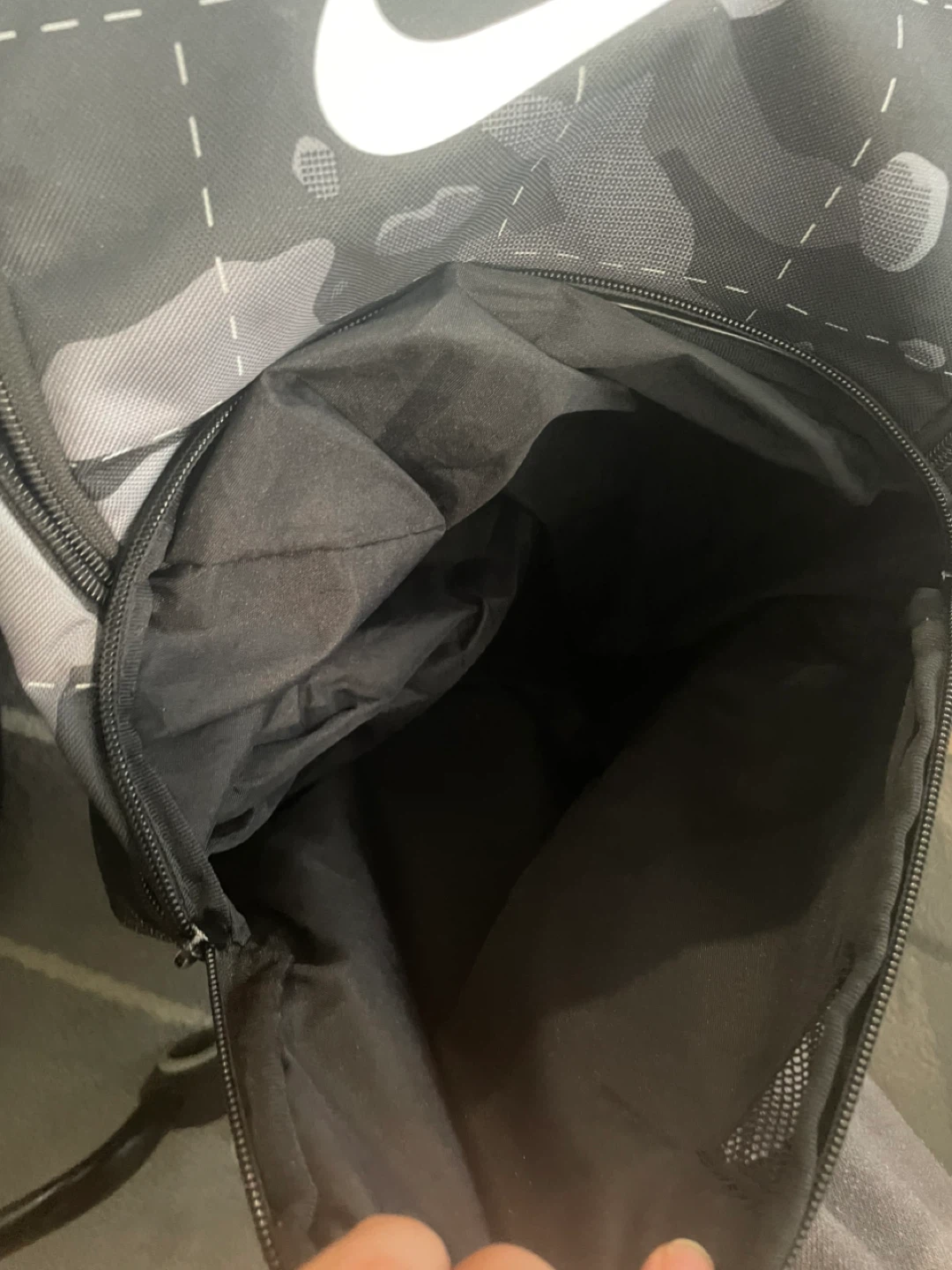 Nike Brasilia Backpack - Iron Grey Camo (9/10 Condition) - photo 2