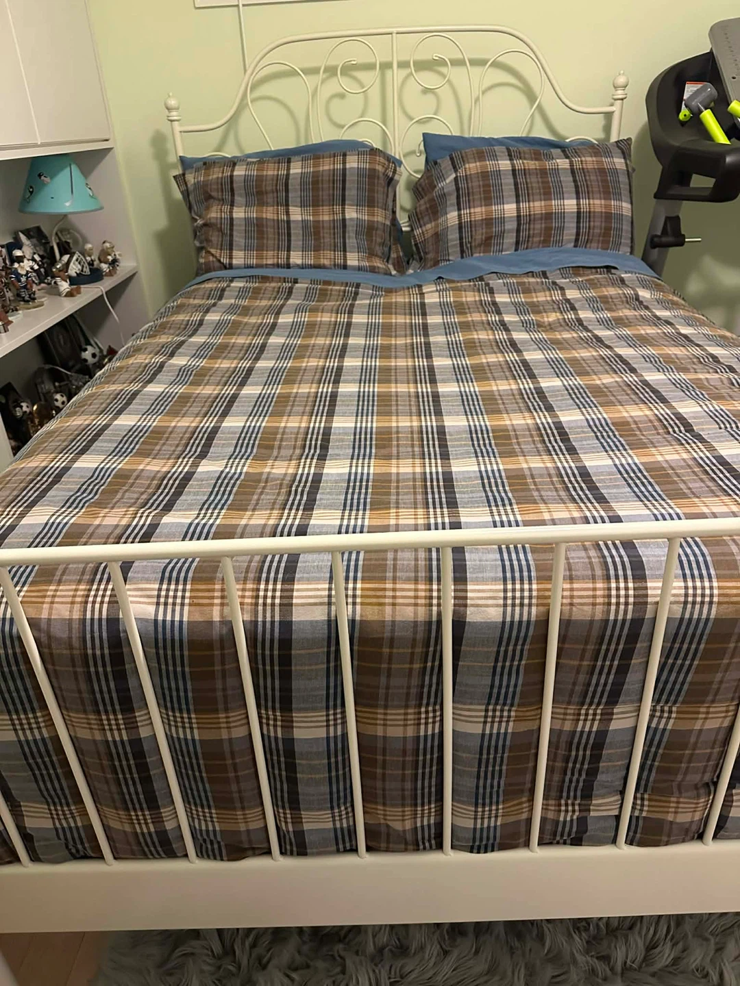 White Metal Bed Frame