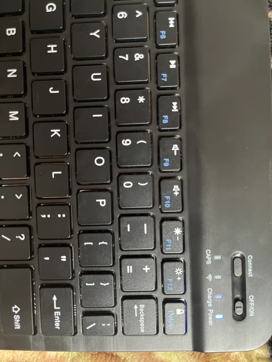 Black Wireless Bluetooth Keyboard - photo 3