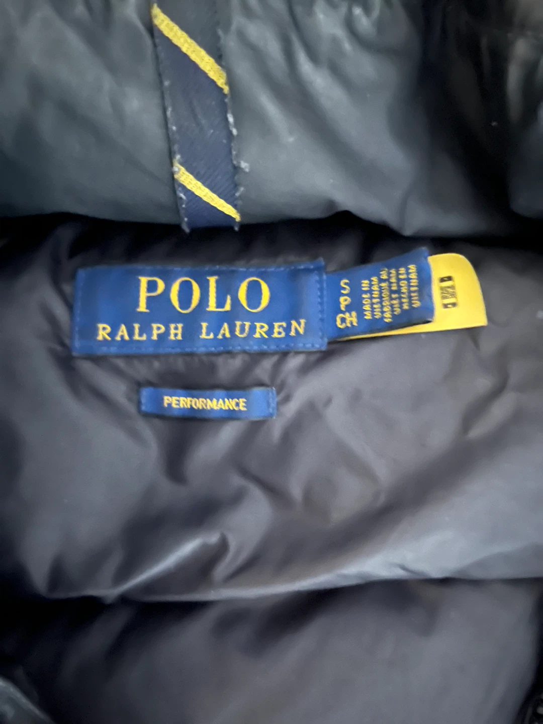 Black polo puffer jacket - photo 2