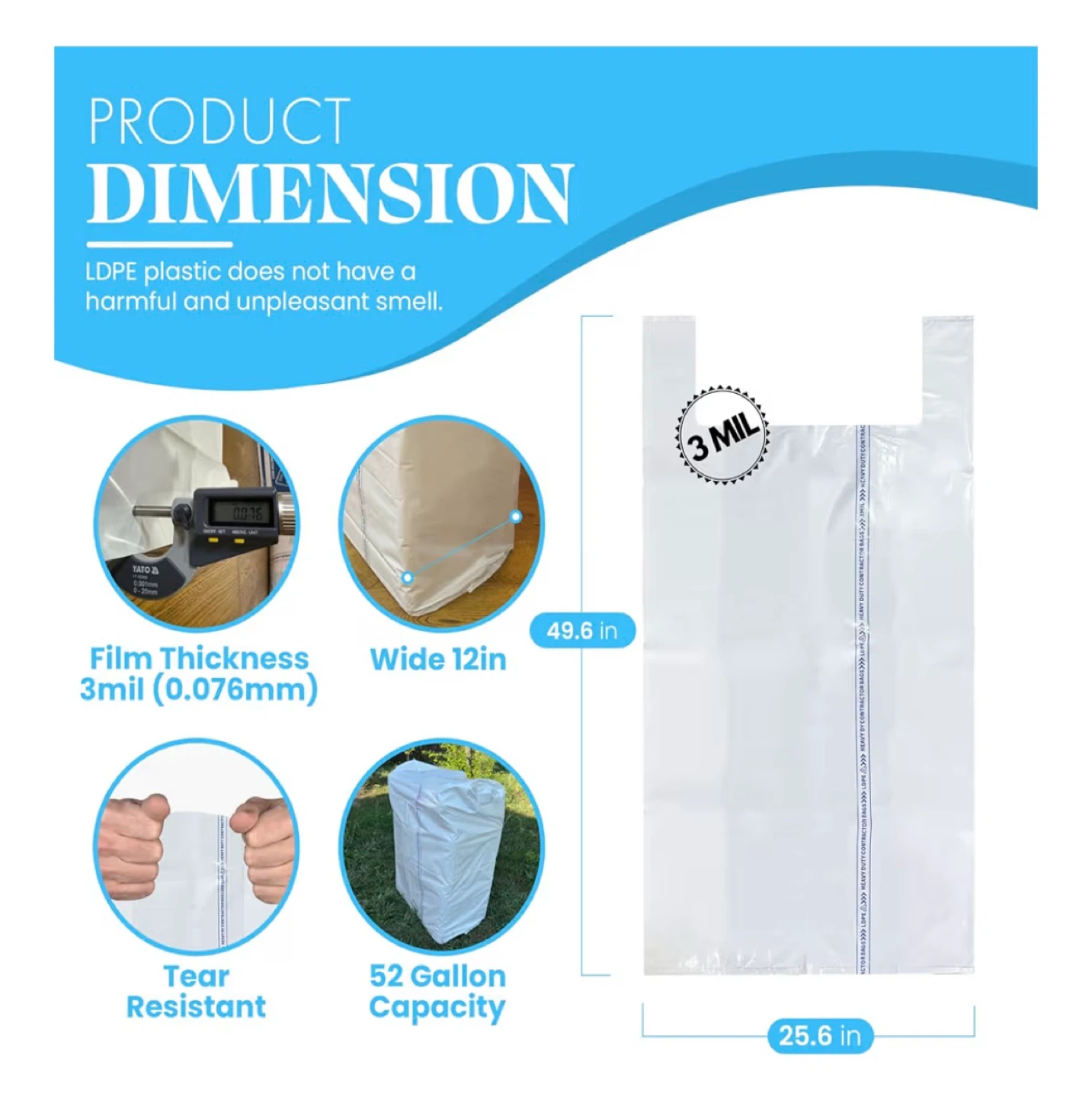 39 HEAVY DUTY CONSTRUCTION bags. - photo 4