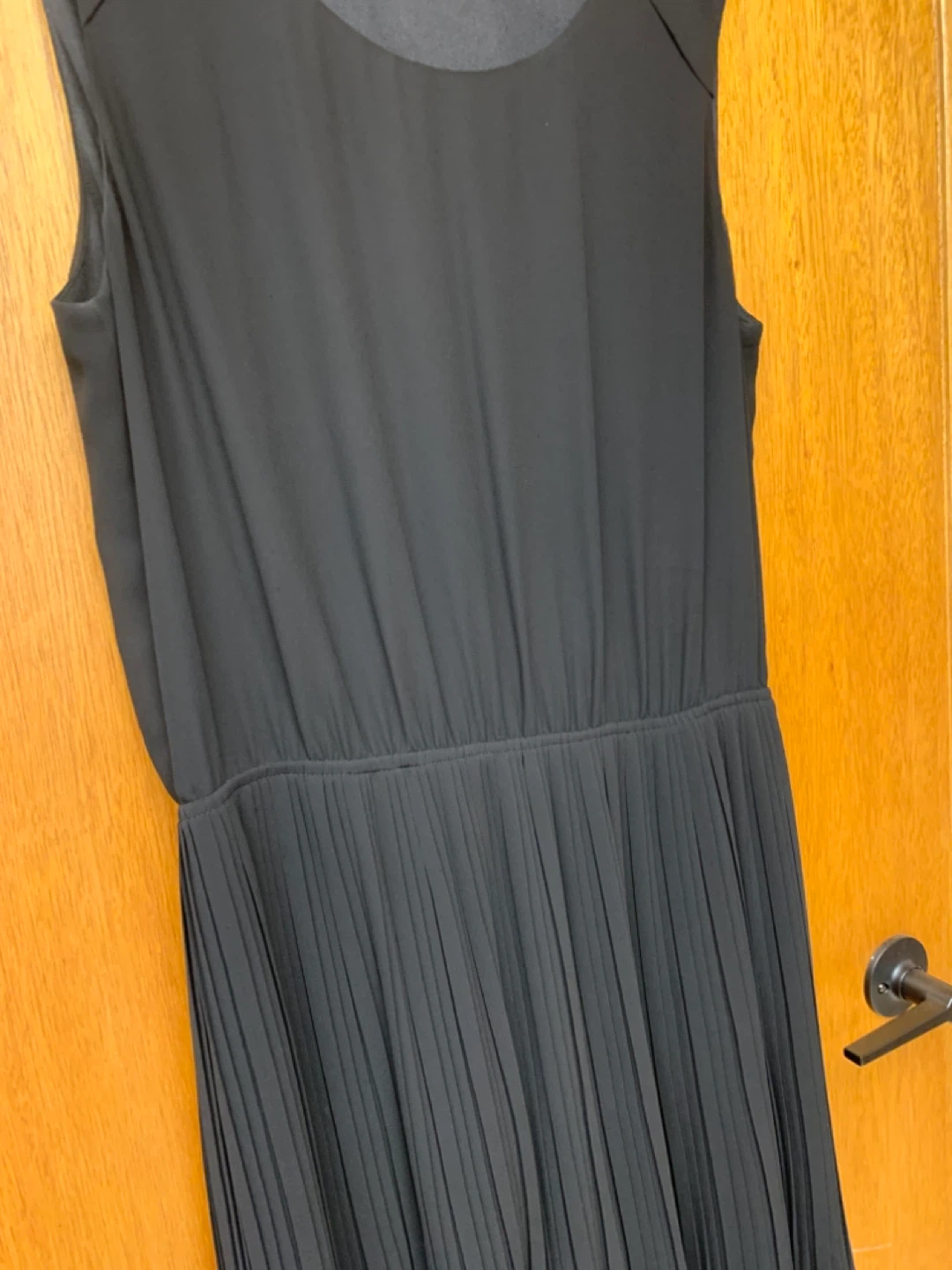 Black RICKI'S Sleeveless Pleated Dress - Size 10 - photo 5