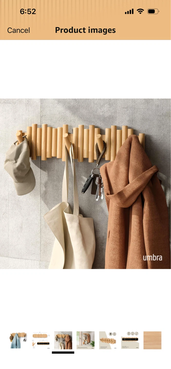 New-Umbra Picket S-Hook Wall Mounted Coat Rack - photo 5