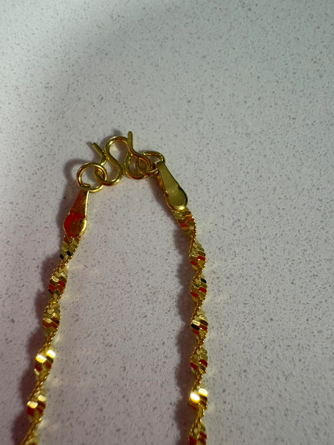 Collier plaqué or 24 K avec pendentif coeur - photo 5