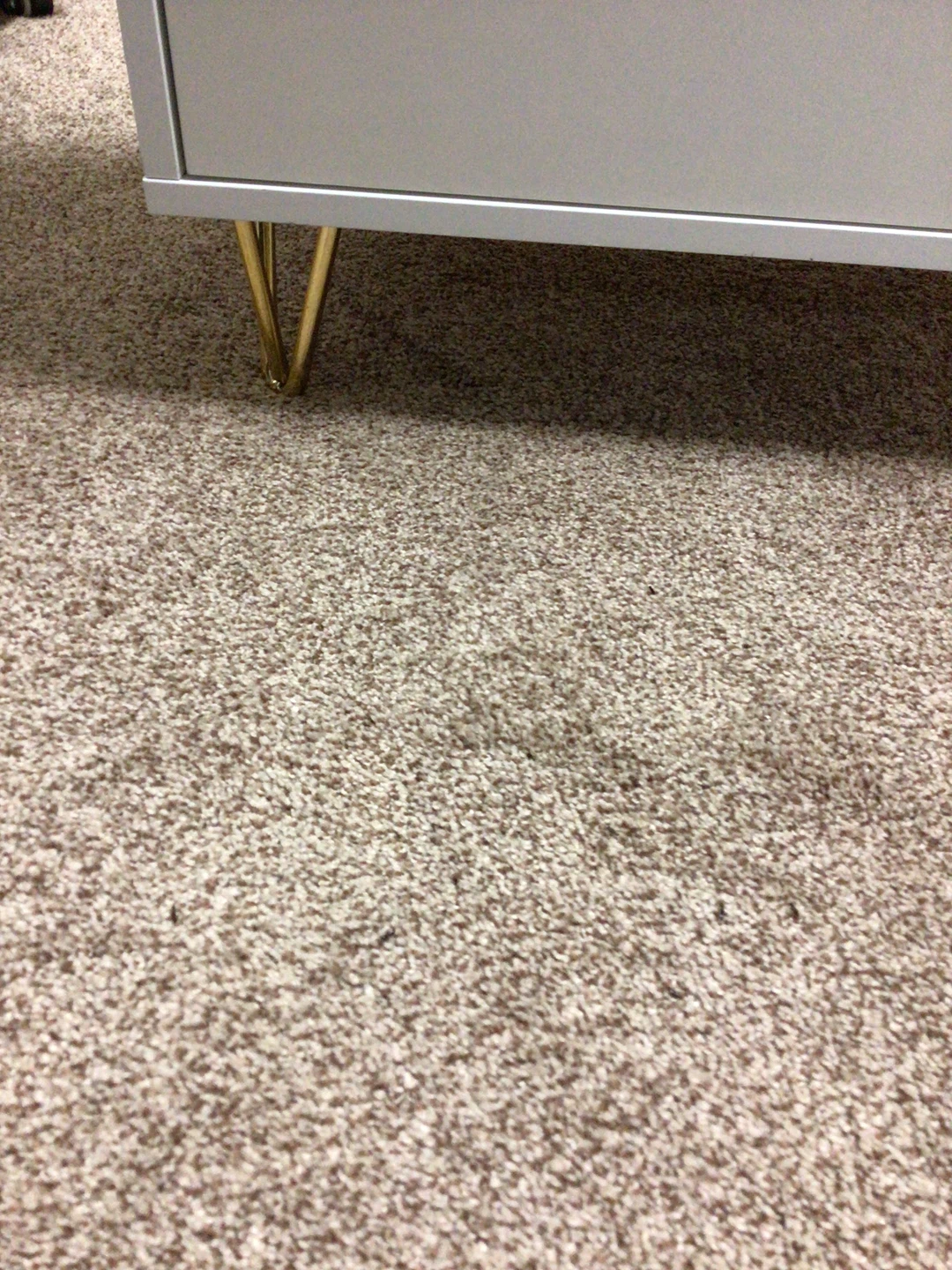 White 4-Drawer Dresser with Gold Legs - photo 4
