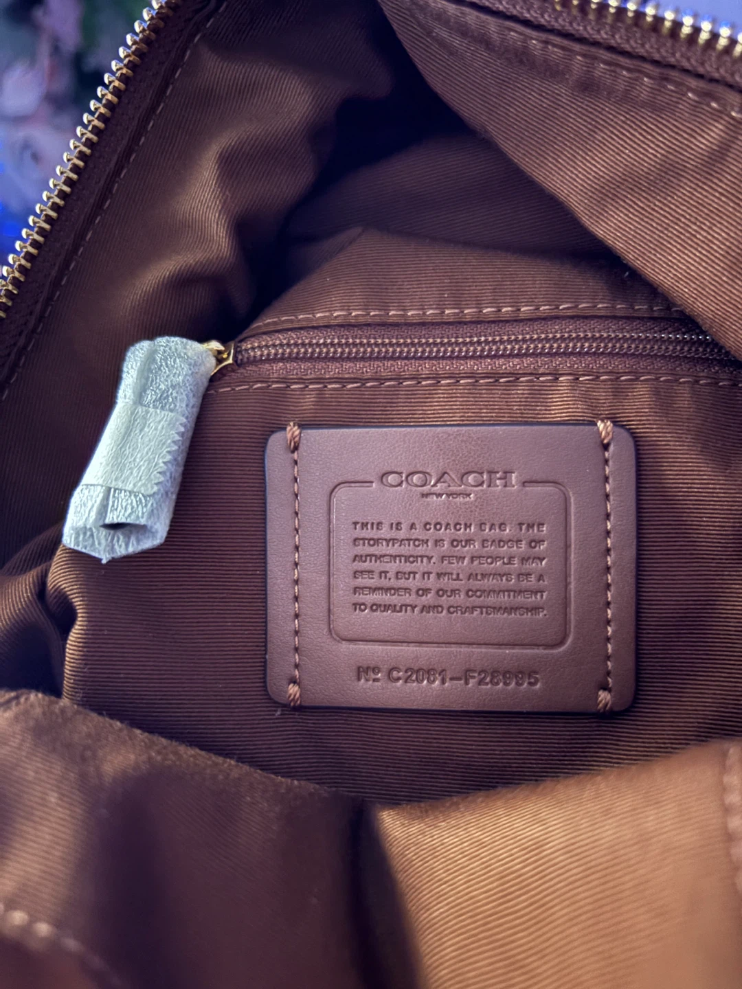 Coach Brown Pebbled Leather Mini Backpack - photo 2